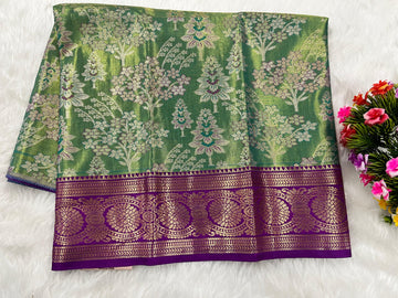 (0–1 Year) Lehenga – Unstitched (Blouse + Material)