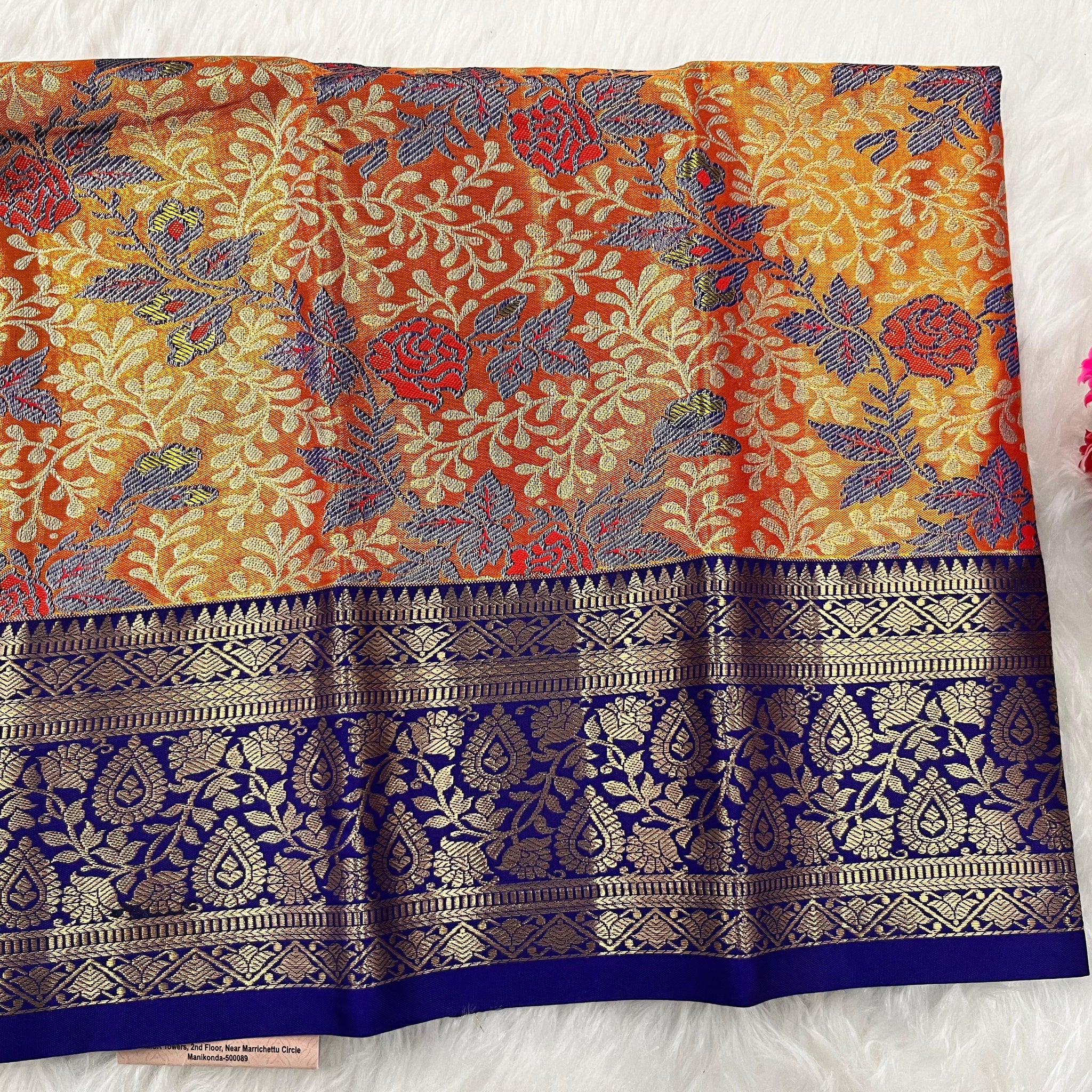 (0–1 Year) Lehenga – Unstitched (Blouse + Material)