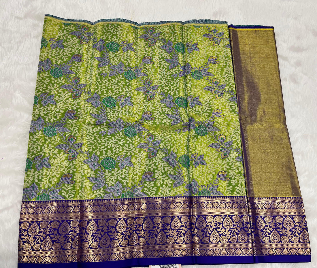 (0–1 Year) Lehenga – Unstitched (Blouse + Material)