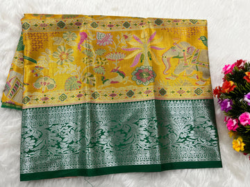 (0–1 Year) Lehenga – Unstitched (Blouse + Material)