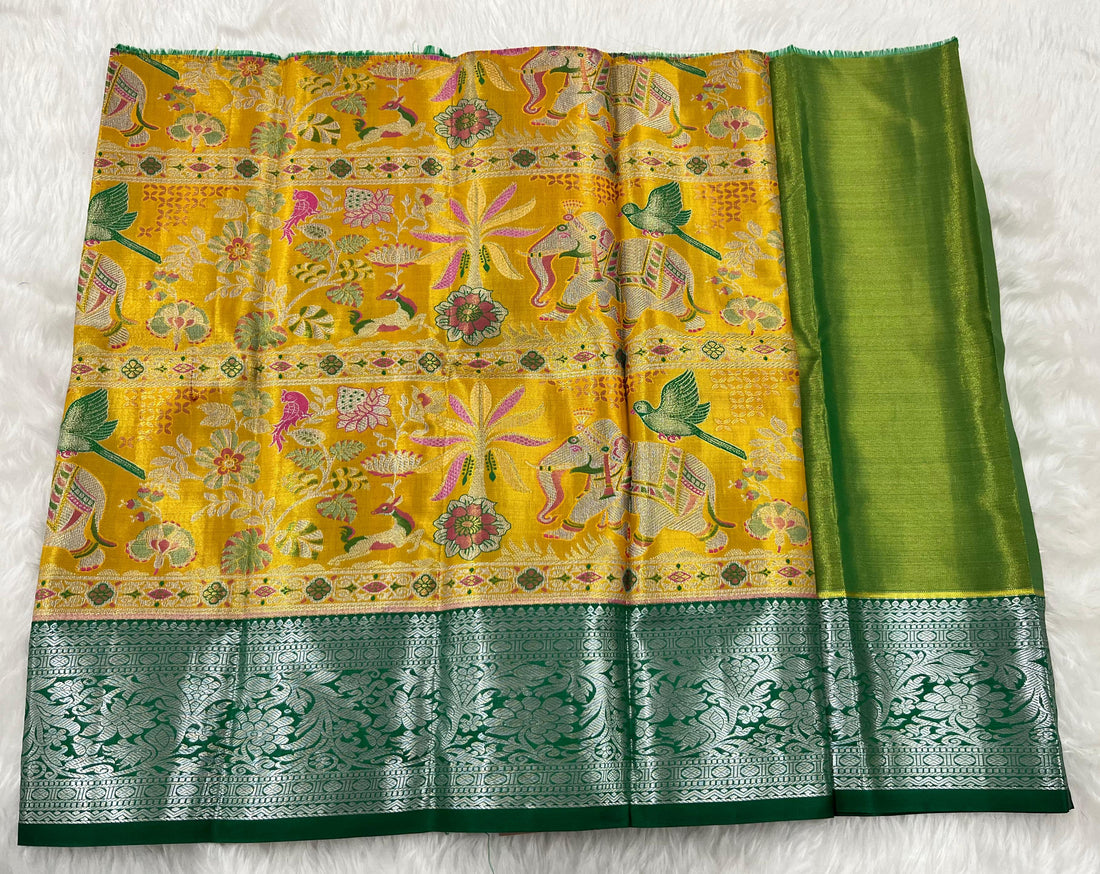 (0–1 Year) Lehenga – Unstitched (Blouse + Material)