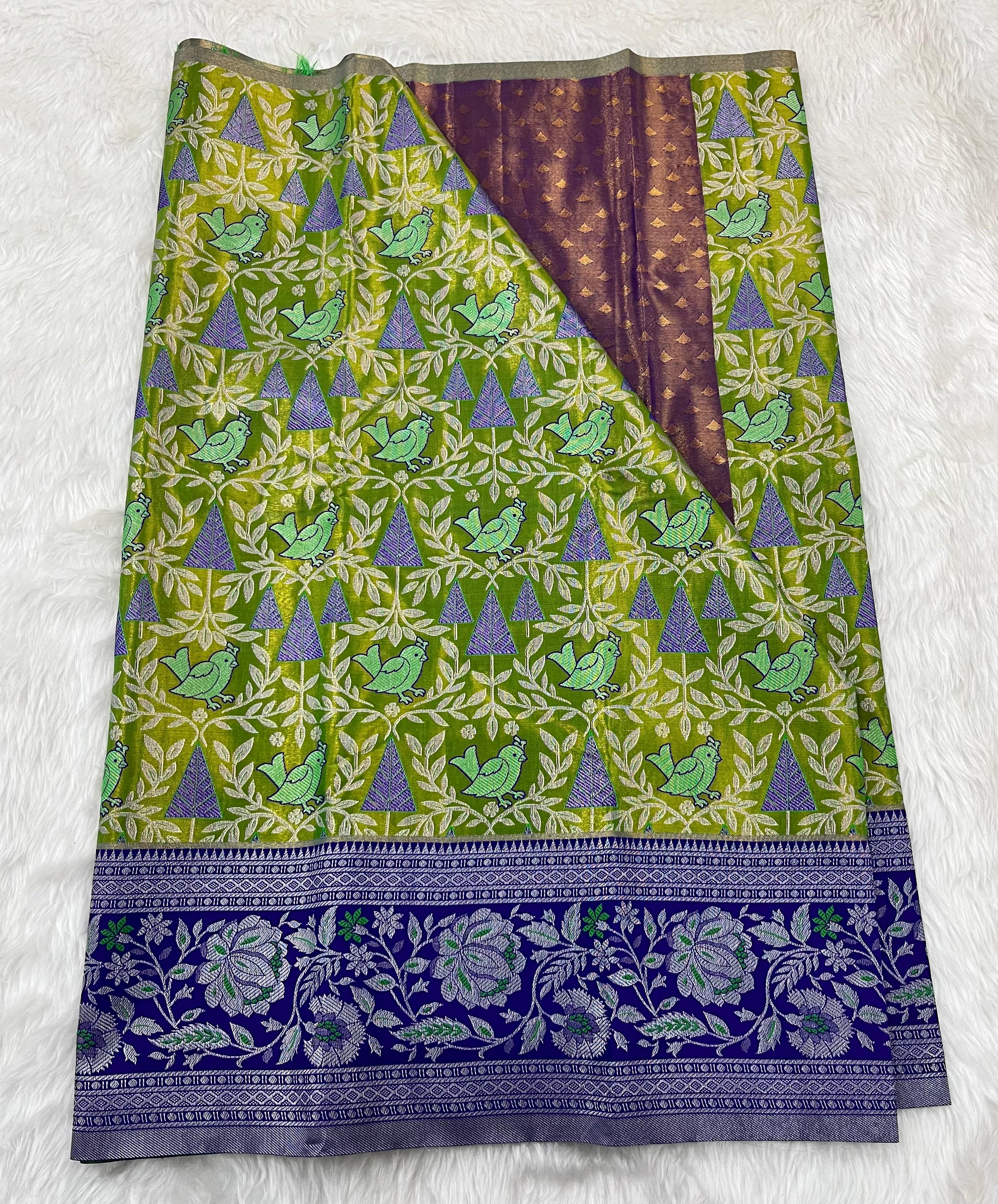 (2–5 Years) Lehenga -  Unstitched (Blouse + Material)