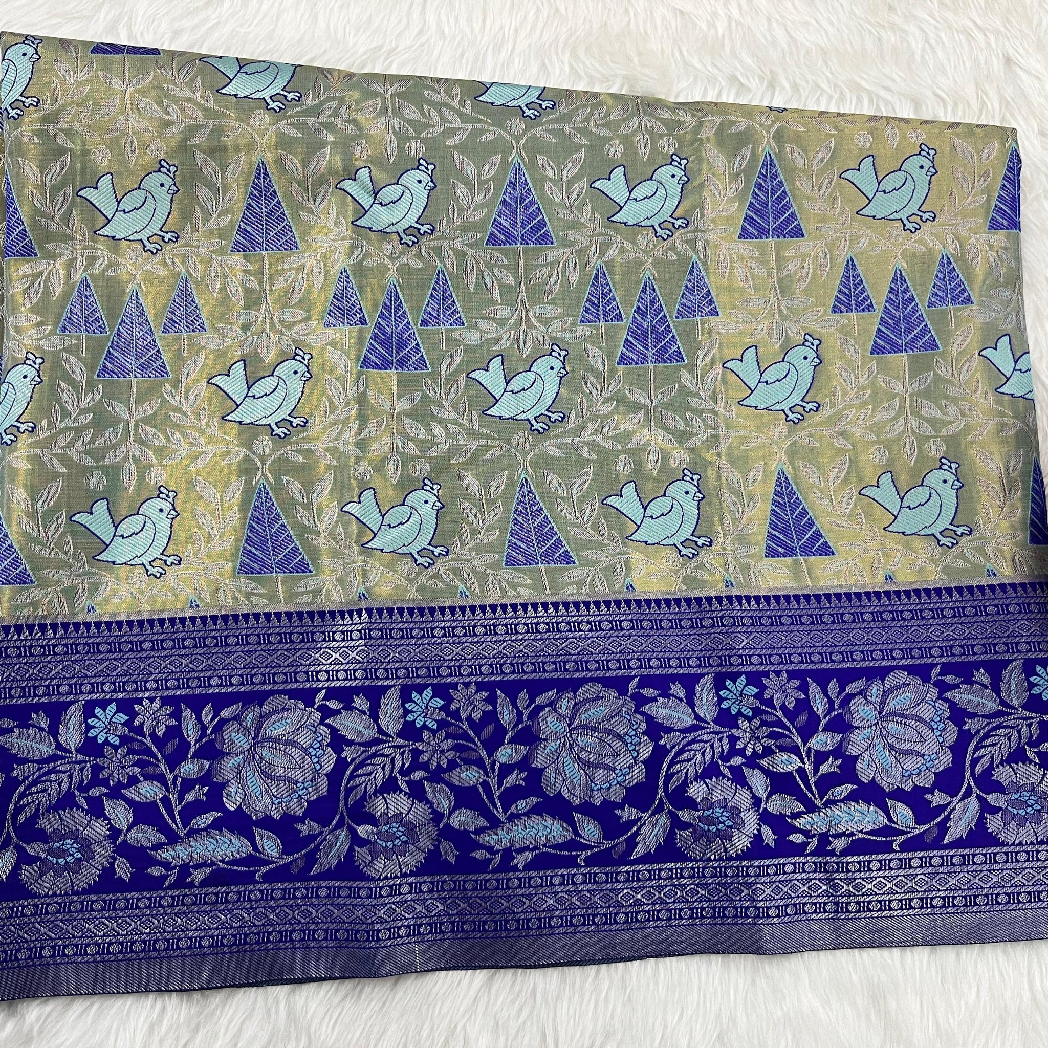 (2–5 Years) Lehenga -  Unstitched (Blouse + Material)