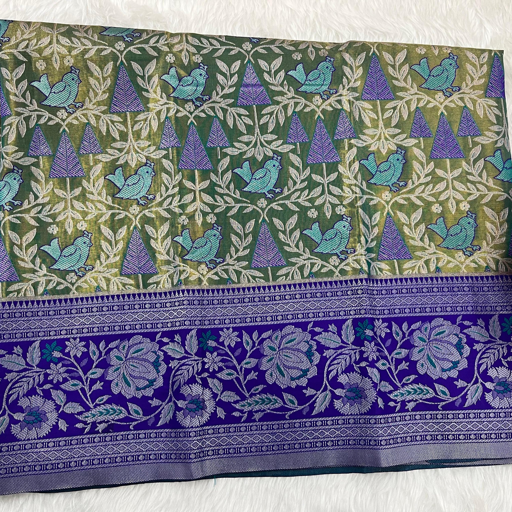 (2–5 Years) Lehenga -  Unstitched (Blouse + Material)