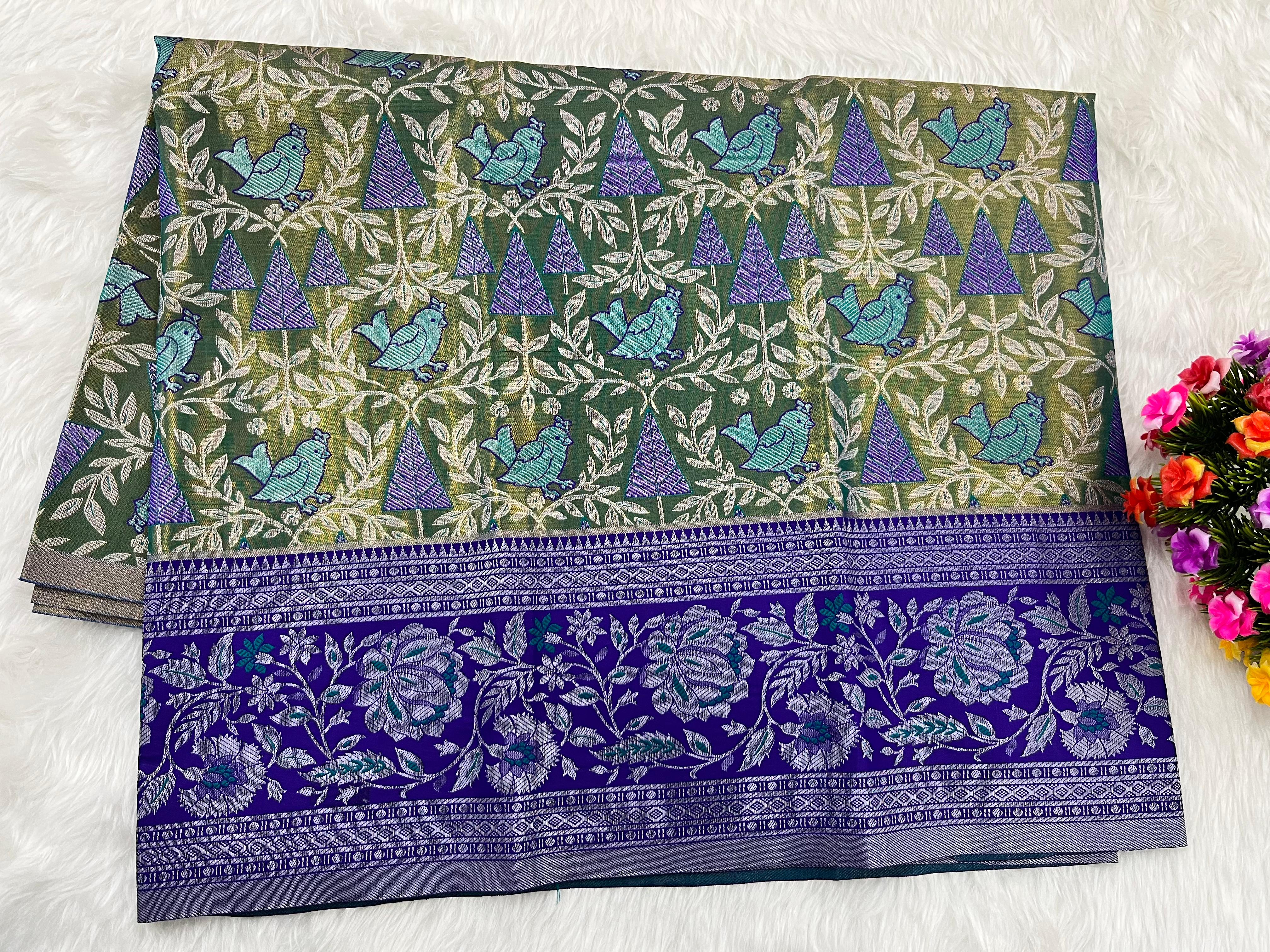 (2–5 Years) Lehenga -  Unstitched (Blouse + Material)