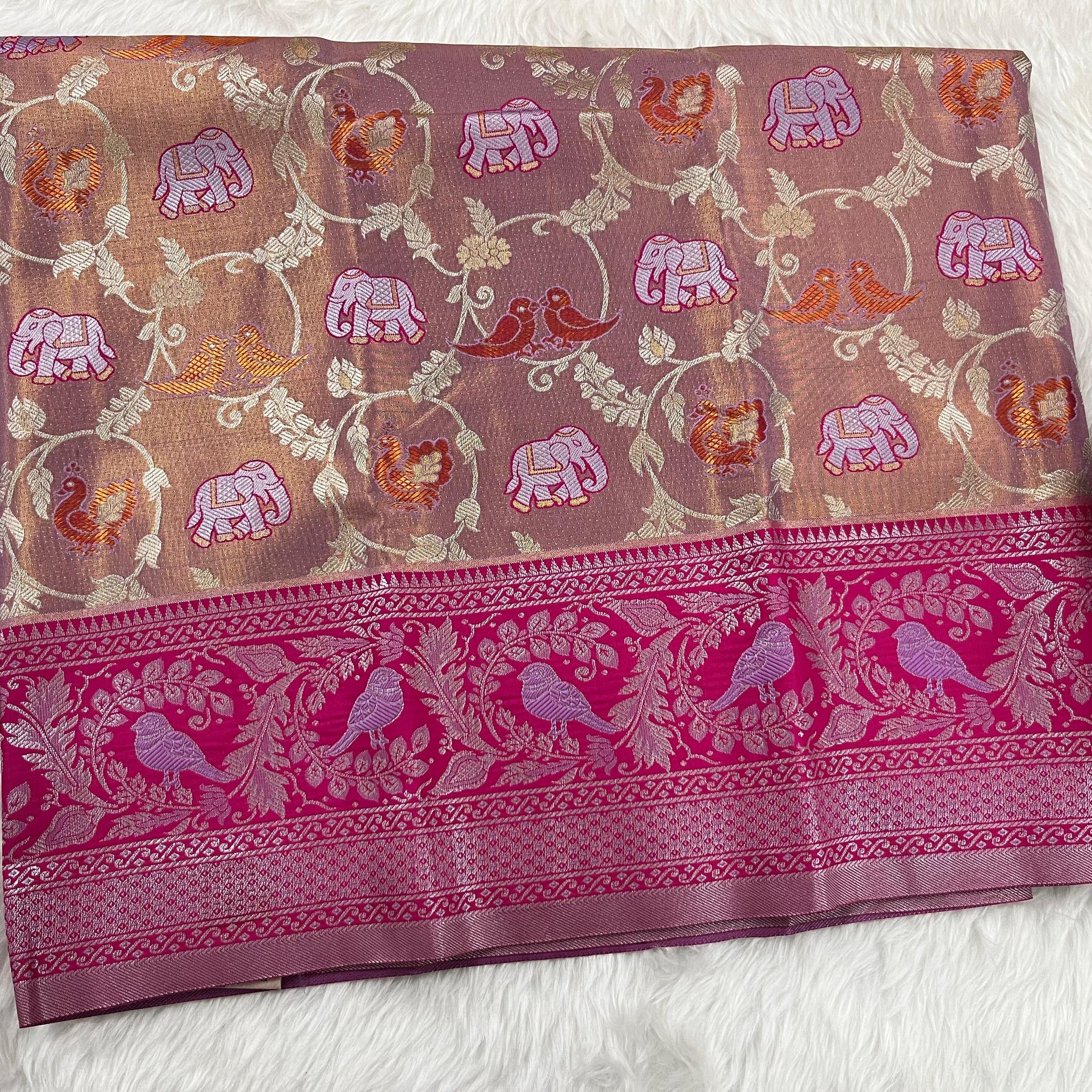(2–5 Years) Lehenga -  Unstitched (Blouse + Material)