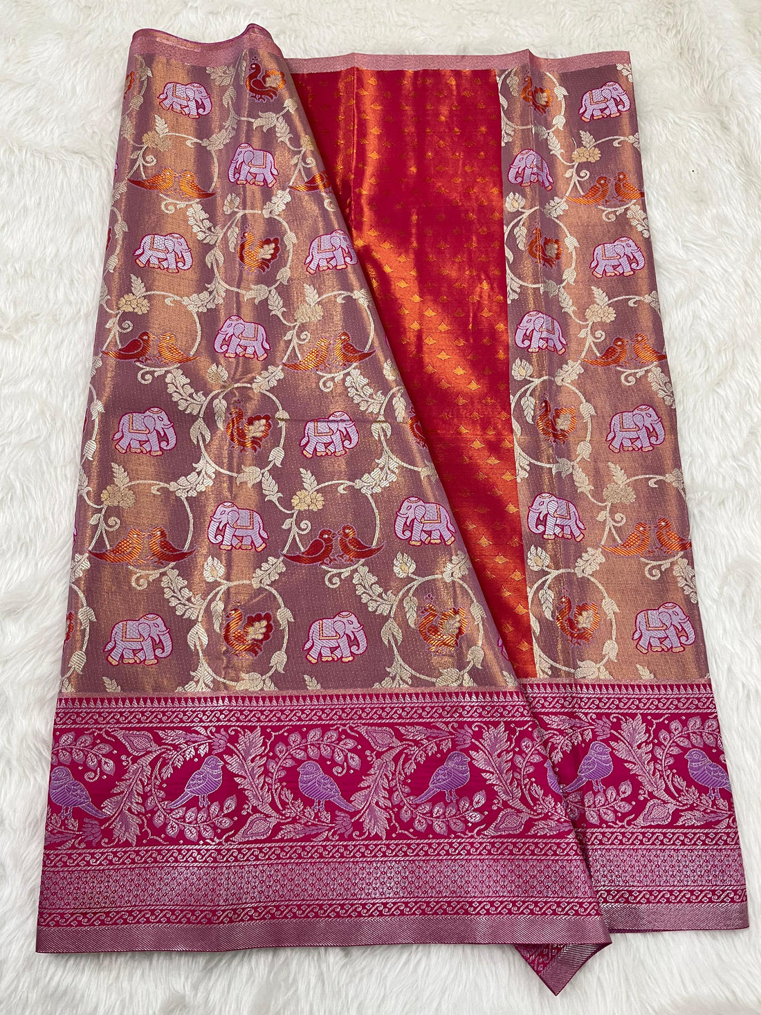 (2–5 Years) Lehenga -  Unstitched (Blouse + Material)