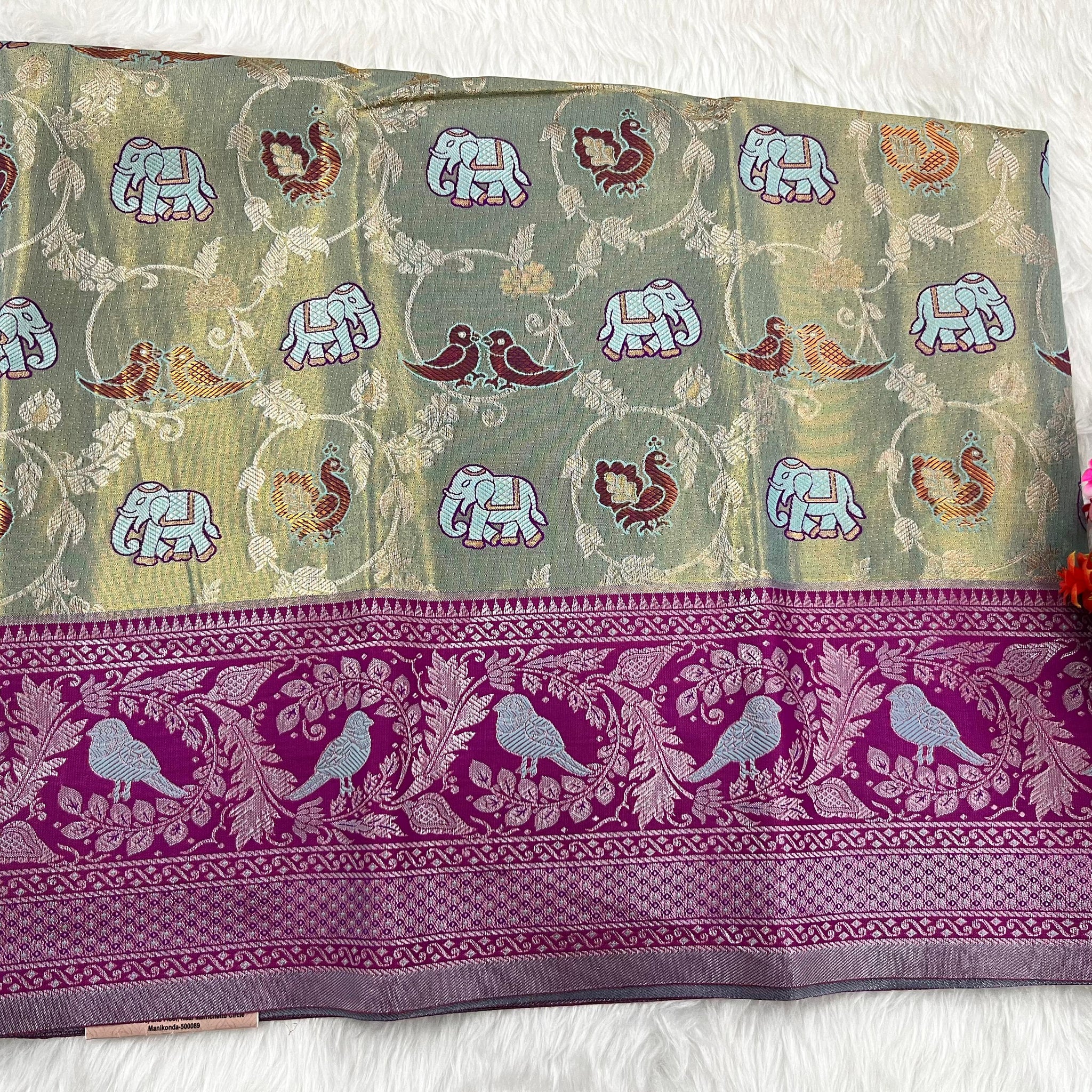 (2–5 Years) Lehenga -  Unstitched (Blouse + Material)