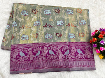 (2–5 Years) Lehenga -  Unstitched (Blouse + Material)