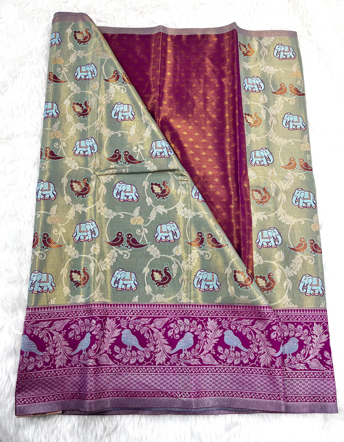 (2–5 Years) Lehenga -  Unstitched (Blouse + Material)