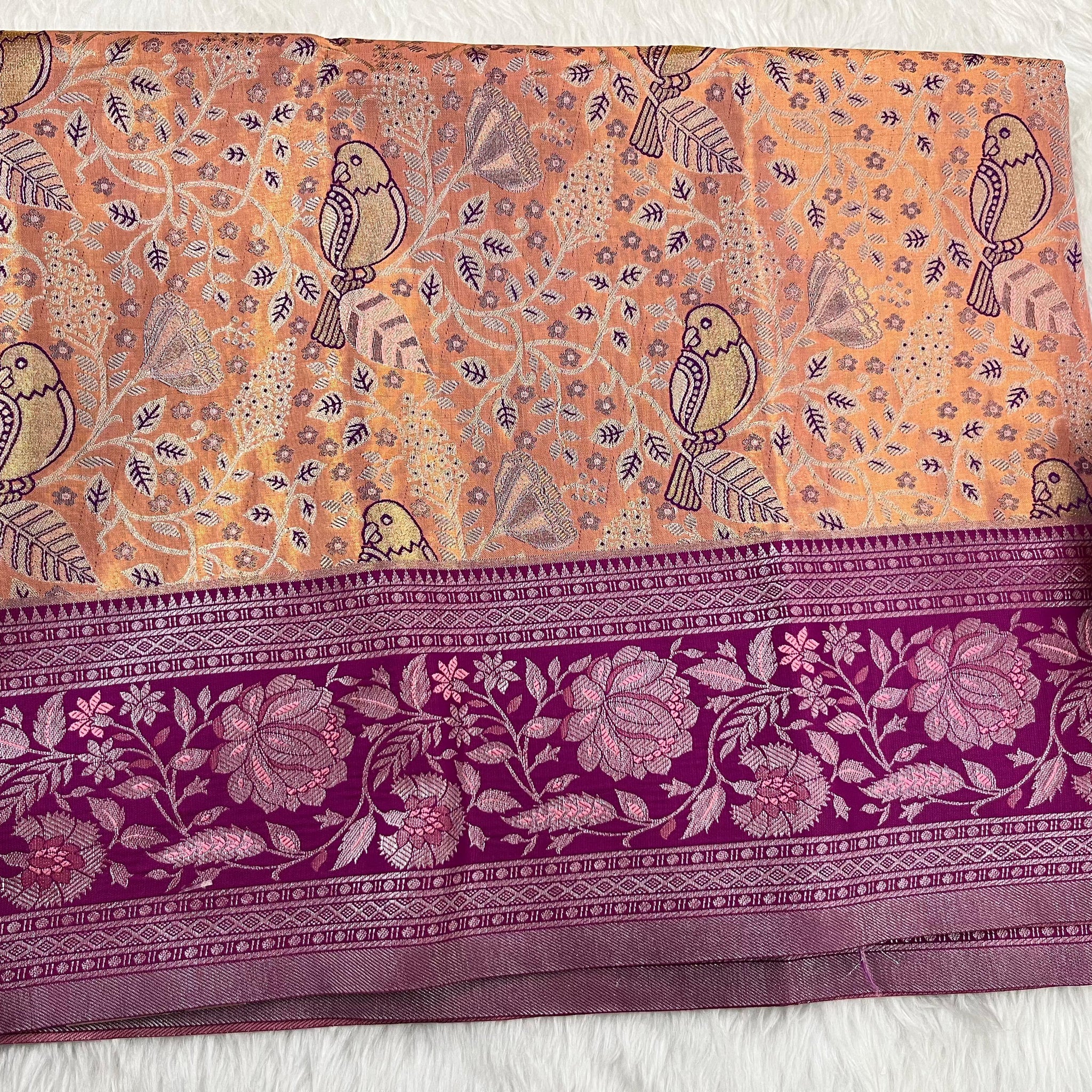 (2–5 Years) Lehenga -  Unstitched (Blouse + Material)