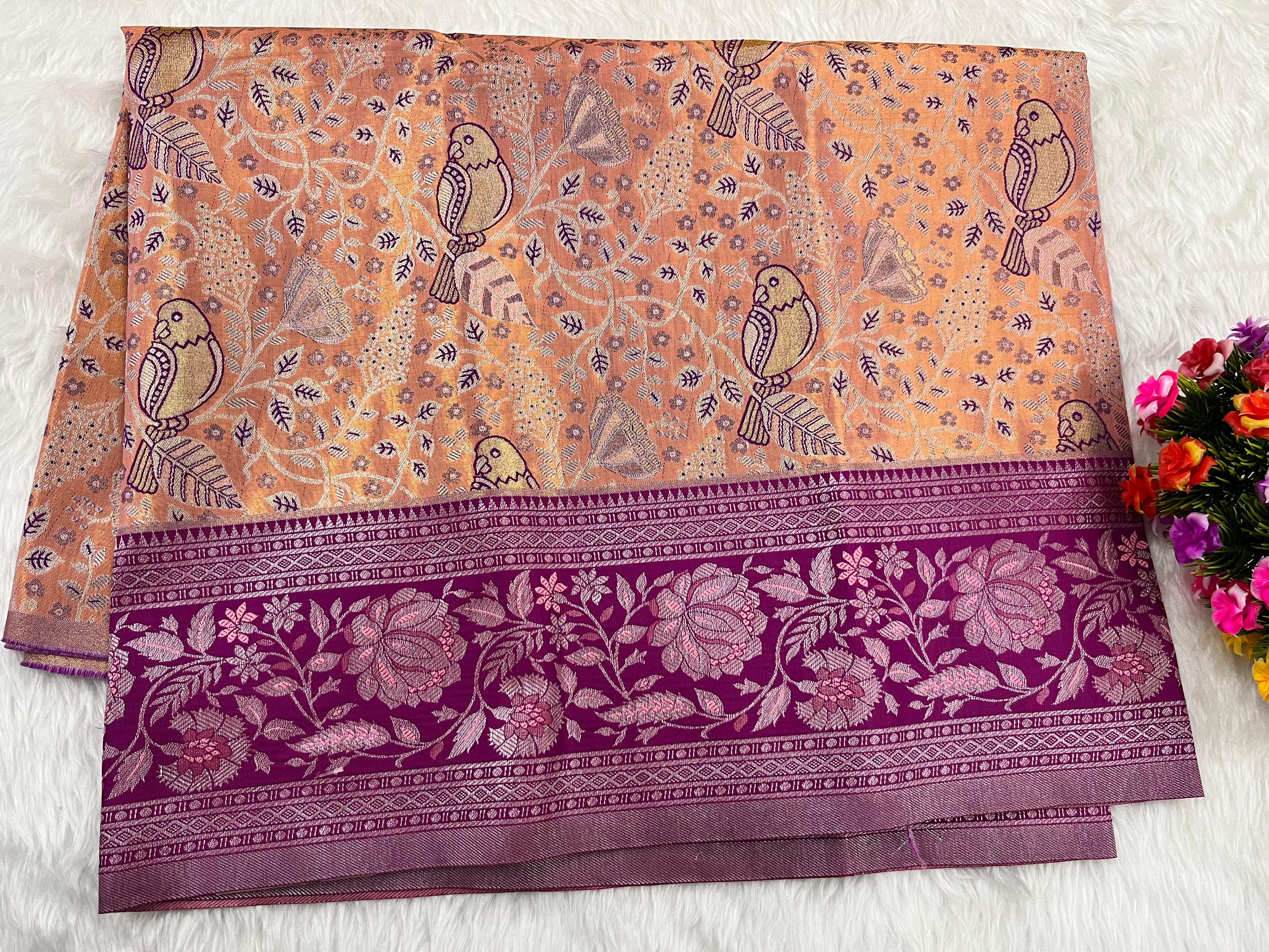 (2–5 Years) Lehenga -  Unstitched (Blouse + Material)