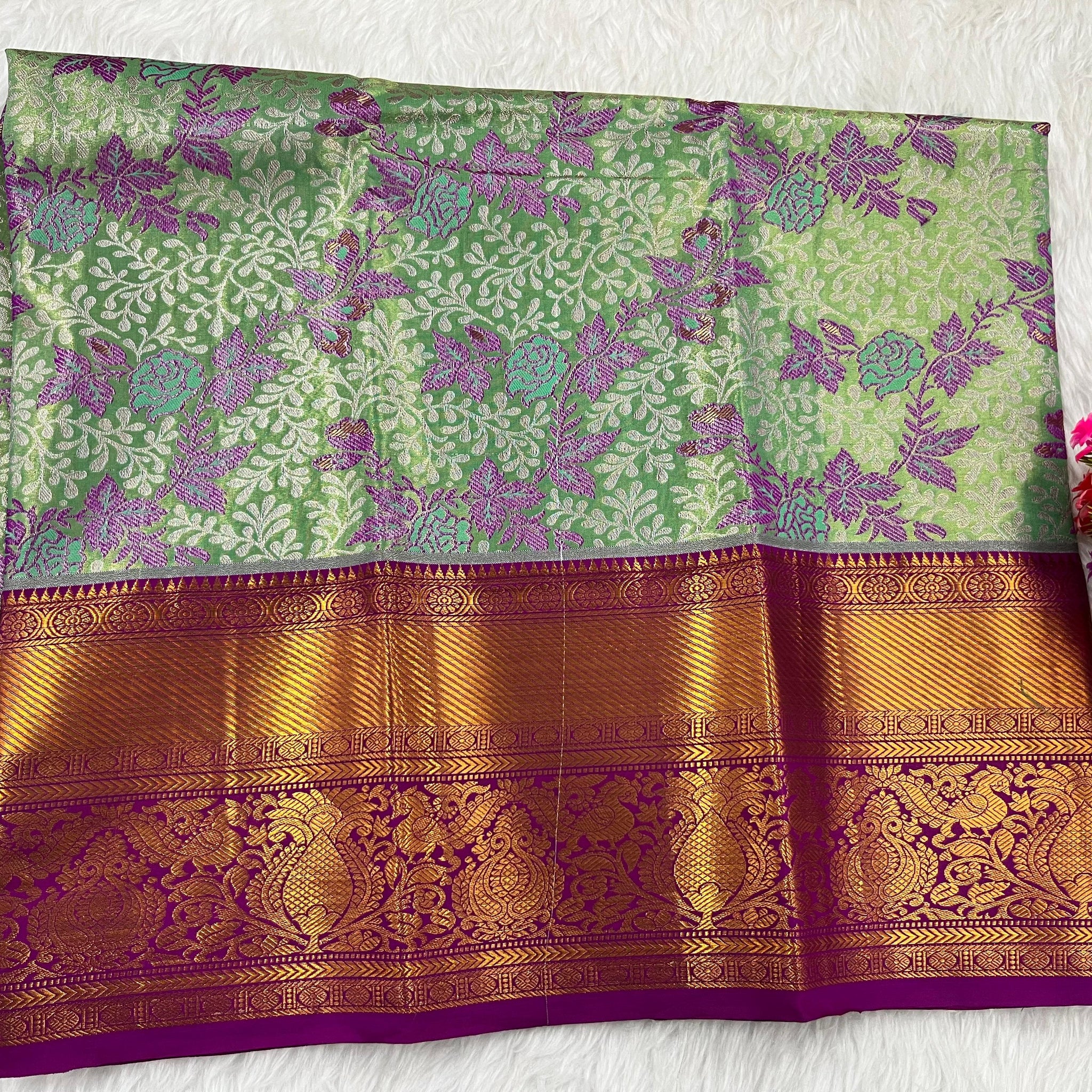 (2–5 Years) Lehenga -  Unstitched (Blouse + Material)