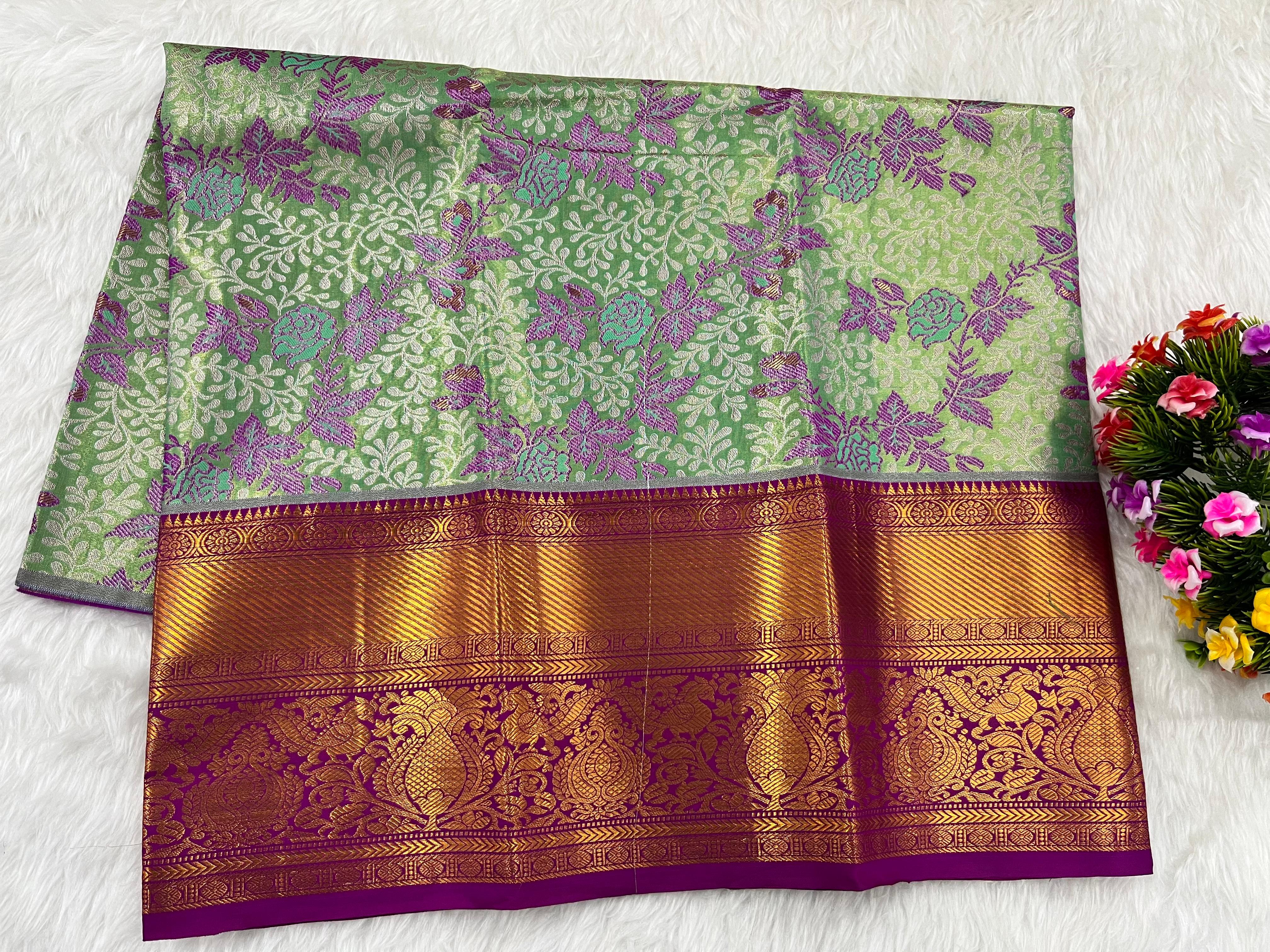 (2–5 Years) Lehenga -  Unstitched (Blouse + Material)