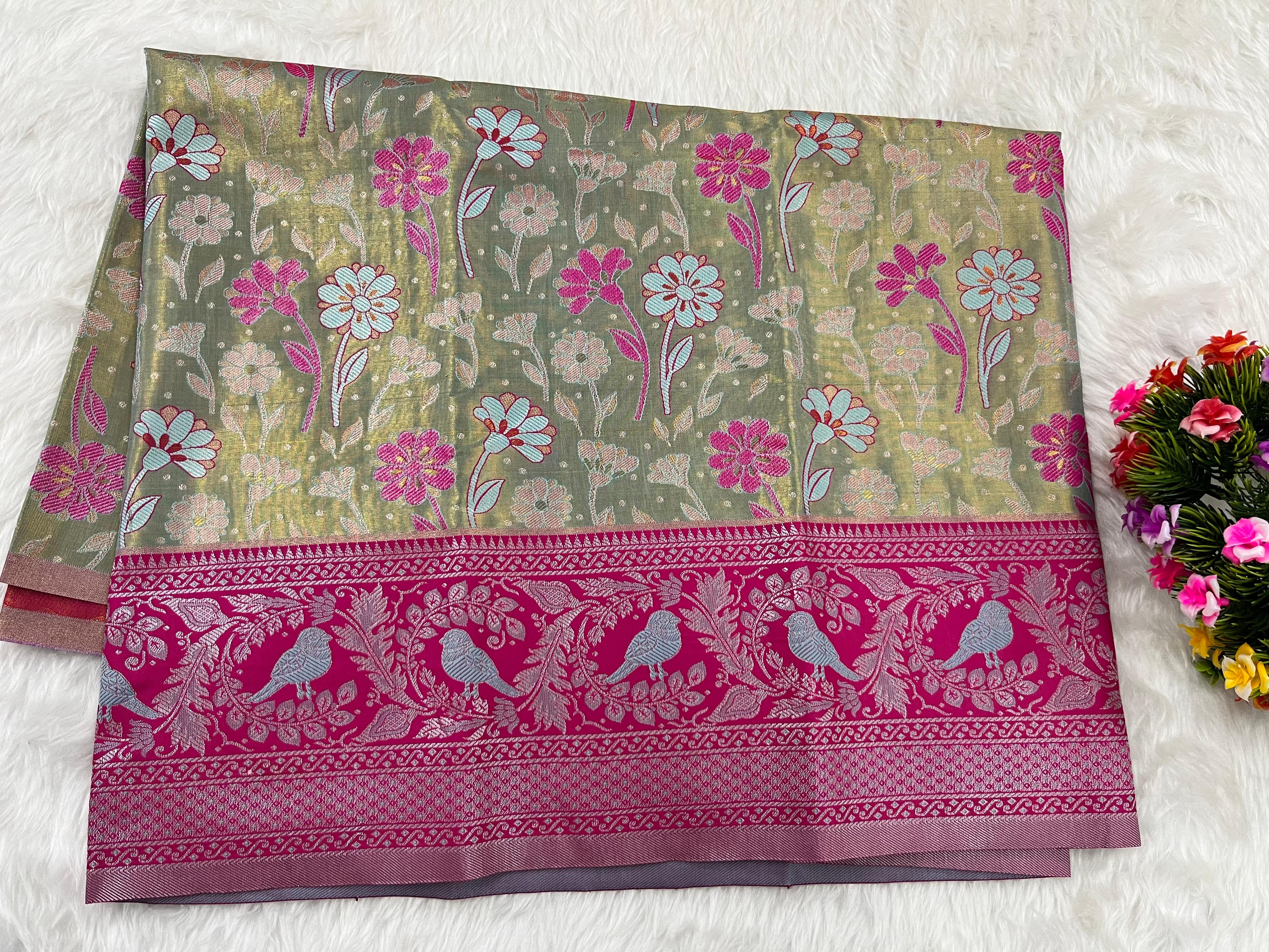 (2–5 Years) Lehenga -  Unstitched (Blouse + Material)