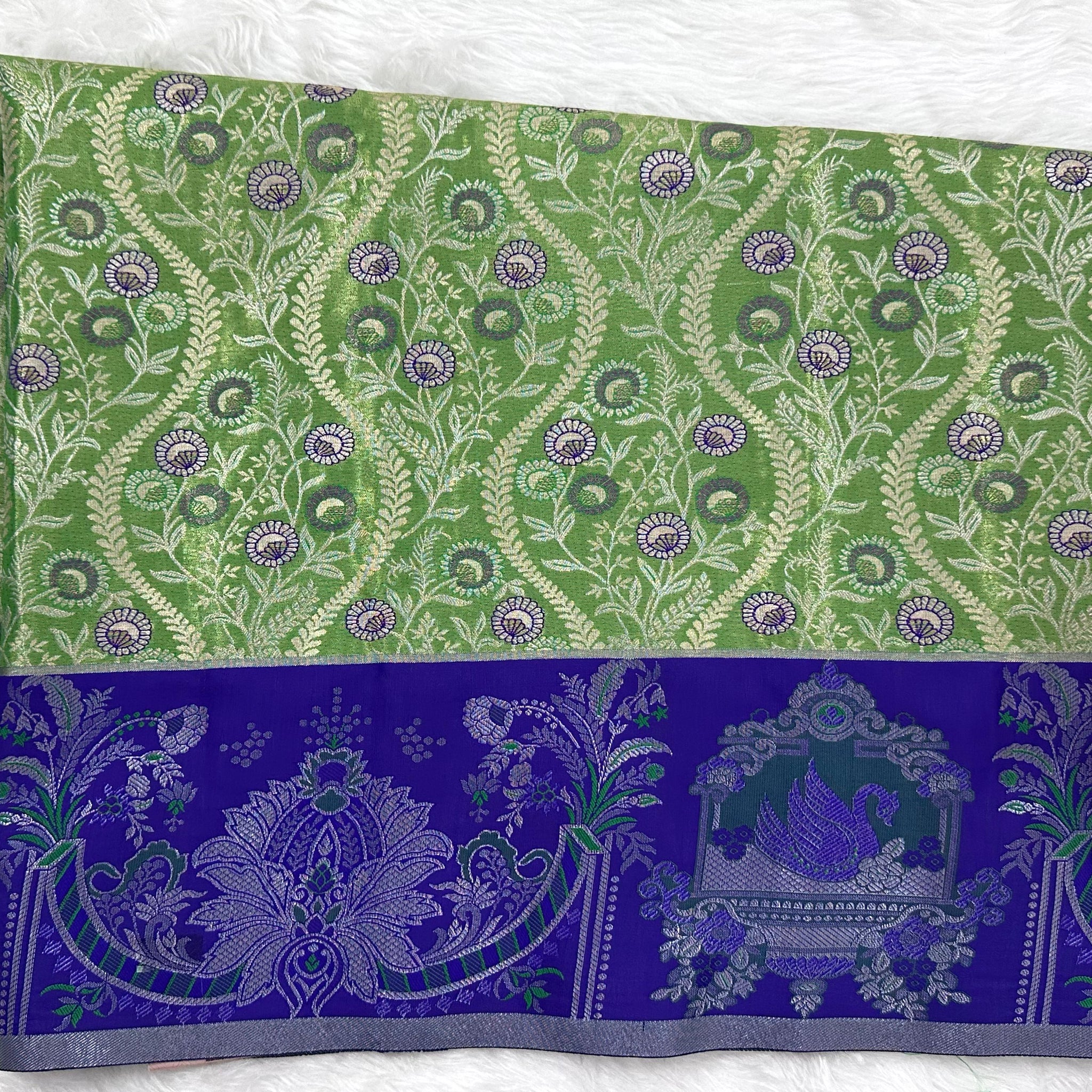 (2–5 Years) Lehenga -  Unstitched (Blouse + Material)