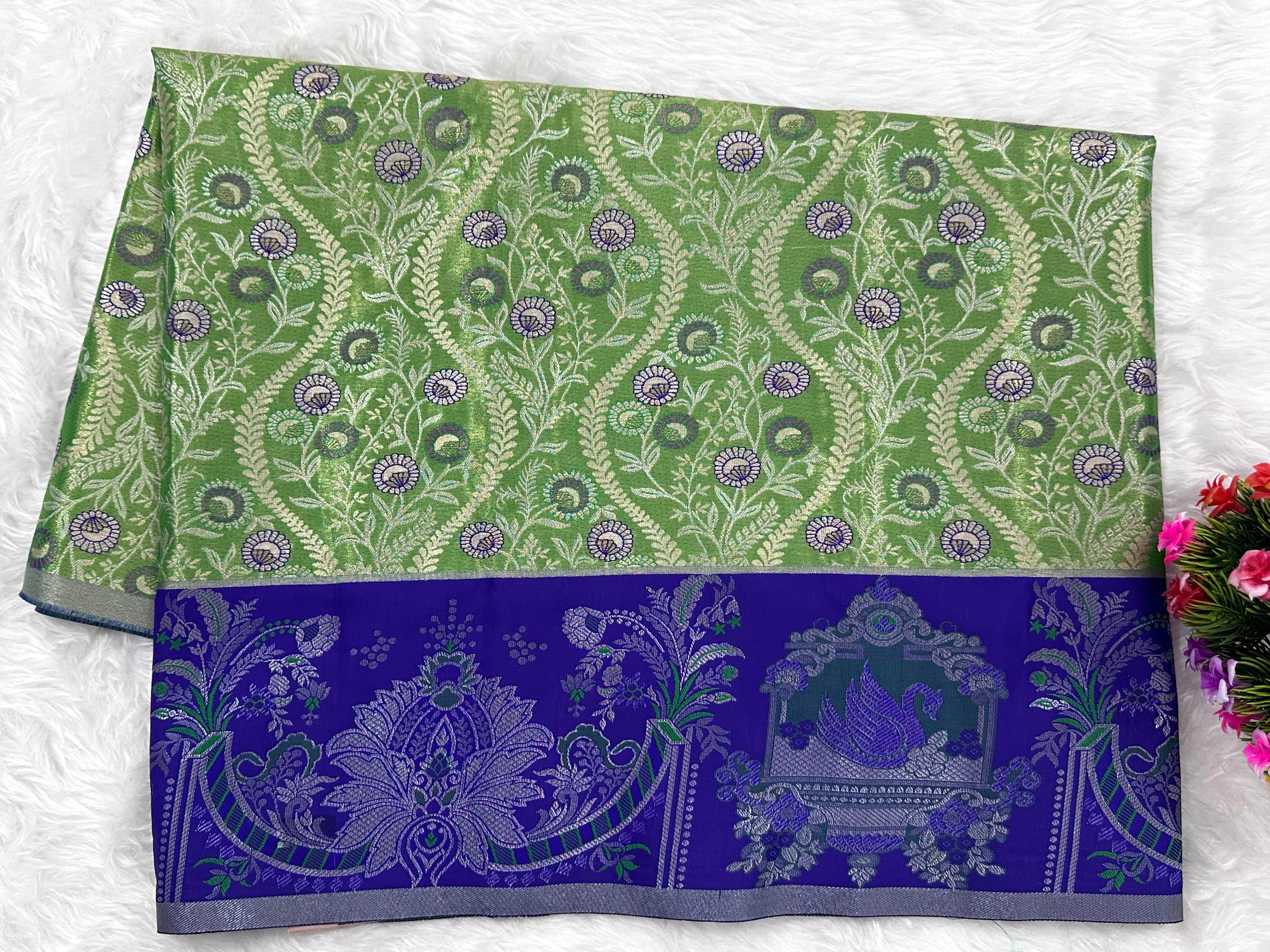 (2–5 Years) Lehenga -  Unstitched (Blouse + Material)