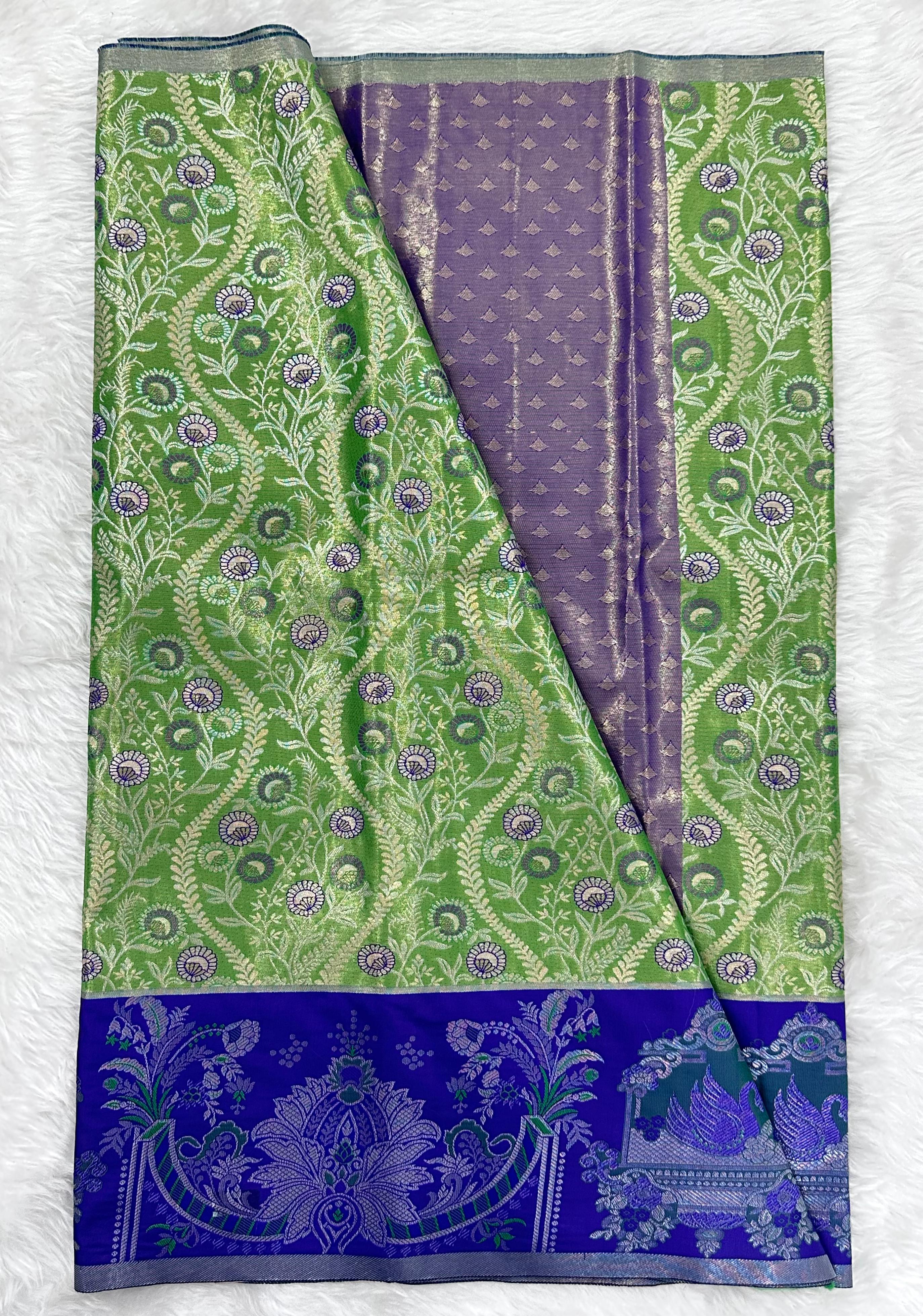 (2–5 Years) Lehenga -  Unstitched (Blouse + Material)