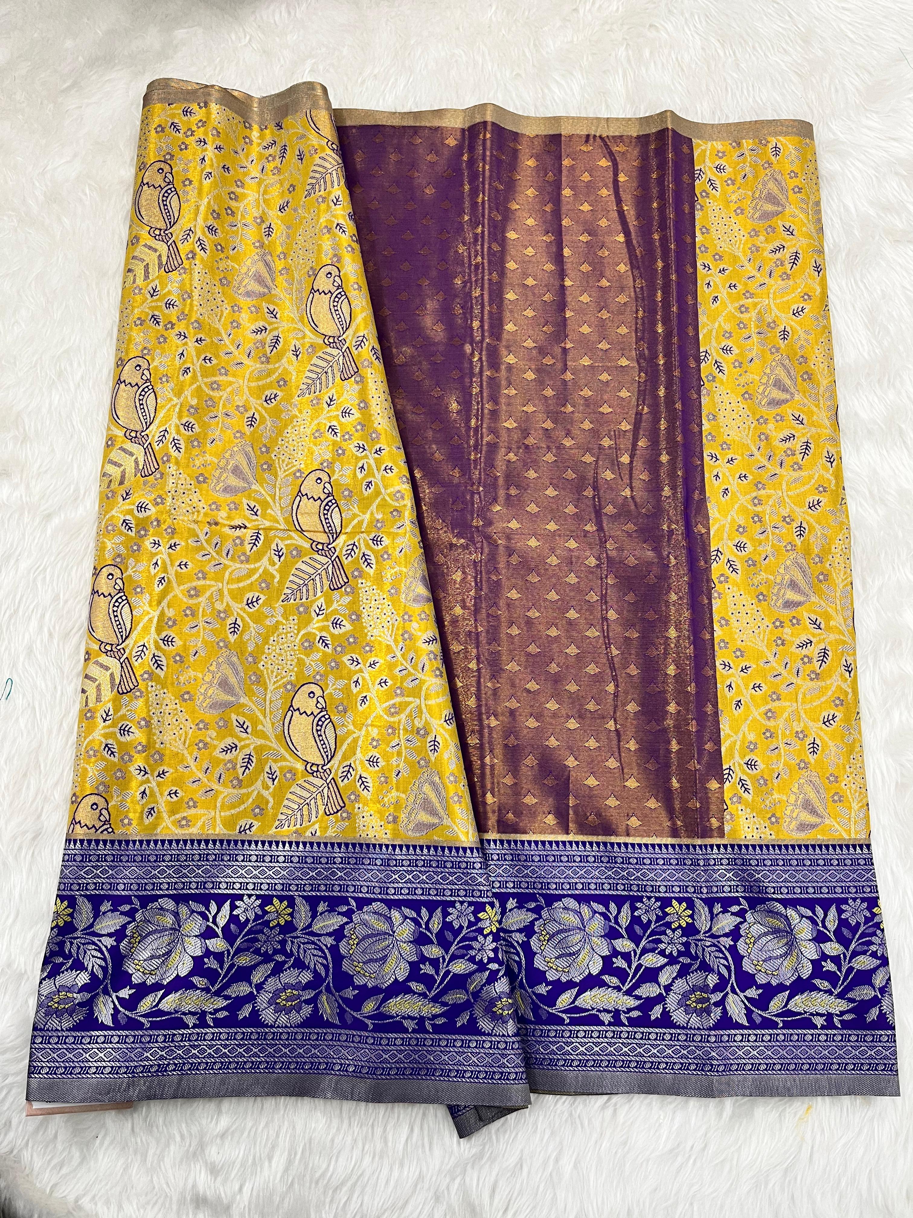 (2–5 Years) Lehenga -  Unstitched (Blouse + Material)