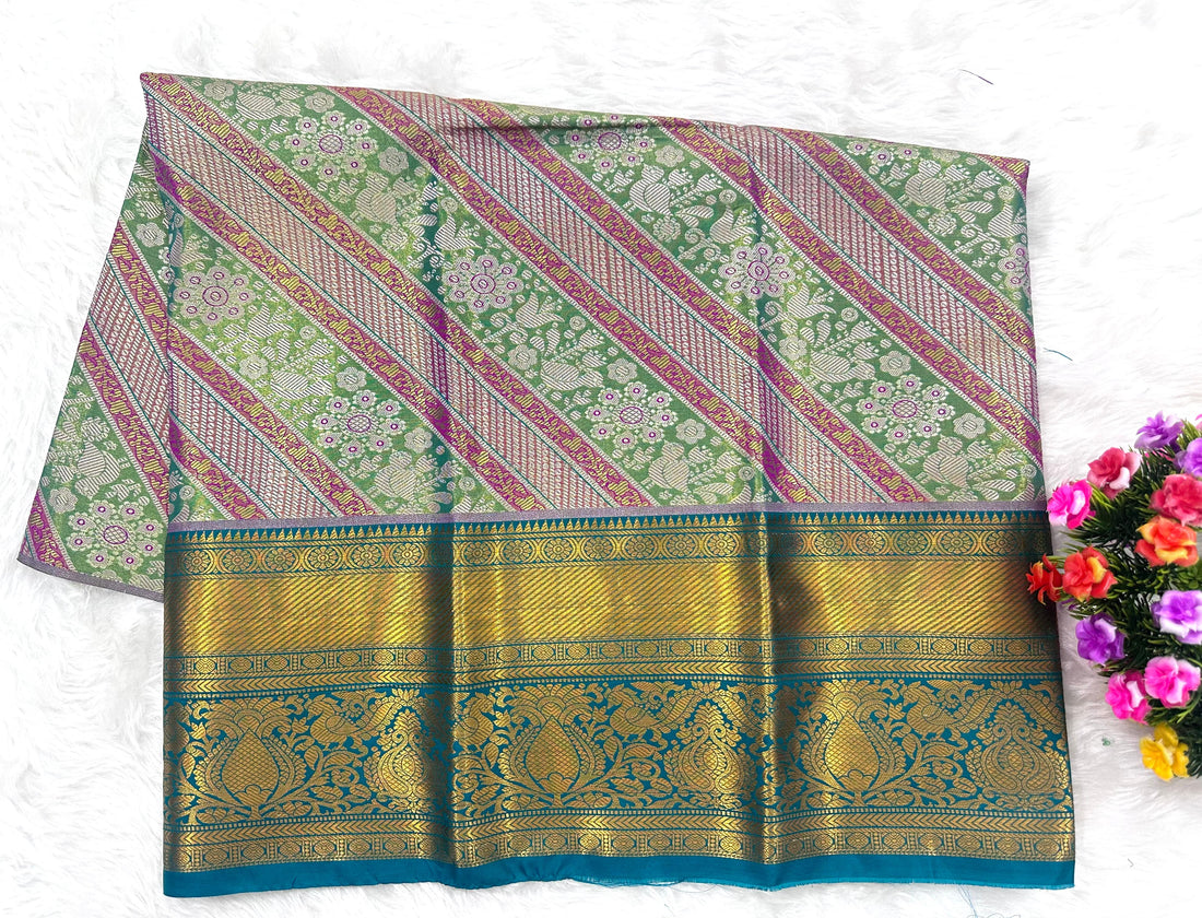 (2–5 Years) Lehenga -  Unstitched (Blouse + Material)