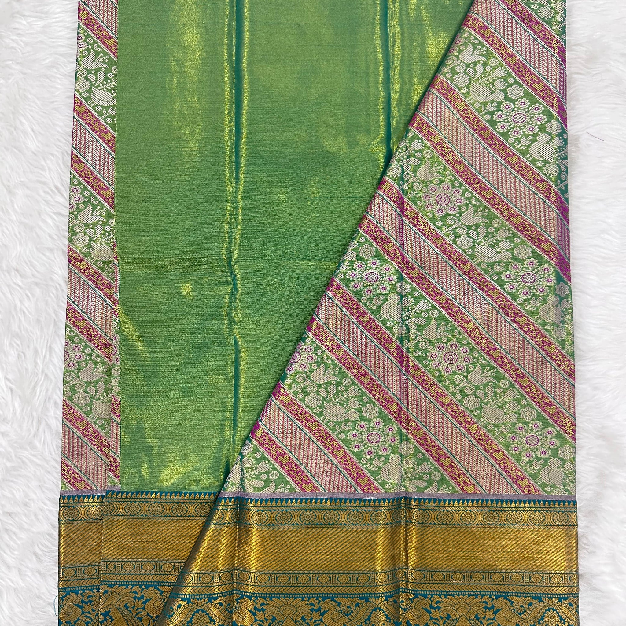 (2–5 Years) Lehenga -  Unstitched (Blouse + Material)