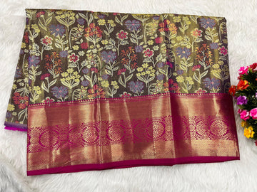 (2–5 Years) Lehenga -  Unstitched (Blouse + Material)