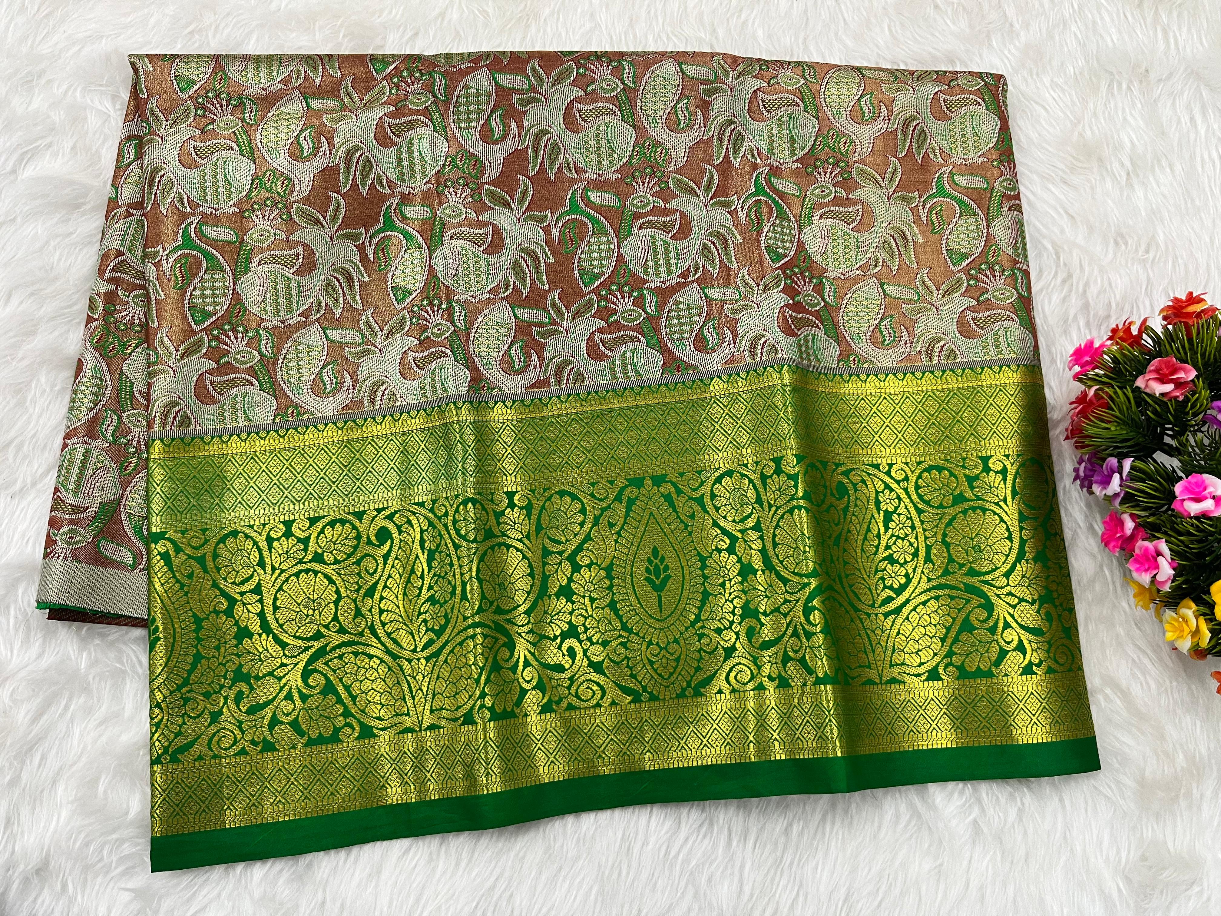 (2–5 Years) Lehenga -  Unstitched (Blouse + Material)