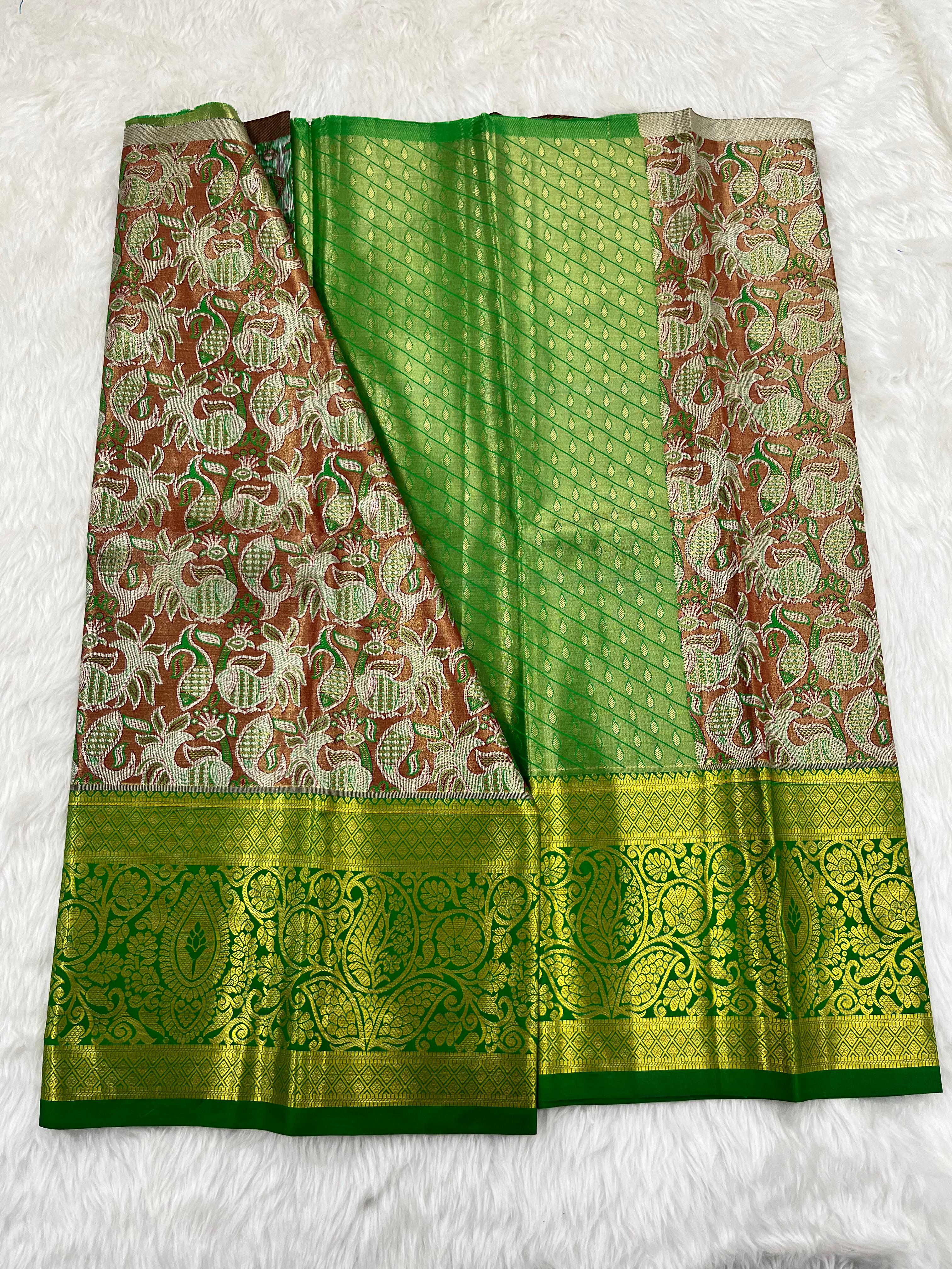 (2–5 Years) Lehenga -  Unstitched (Blouse + Material)