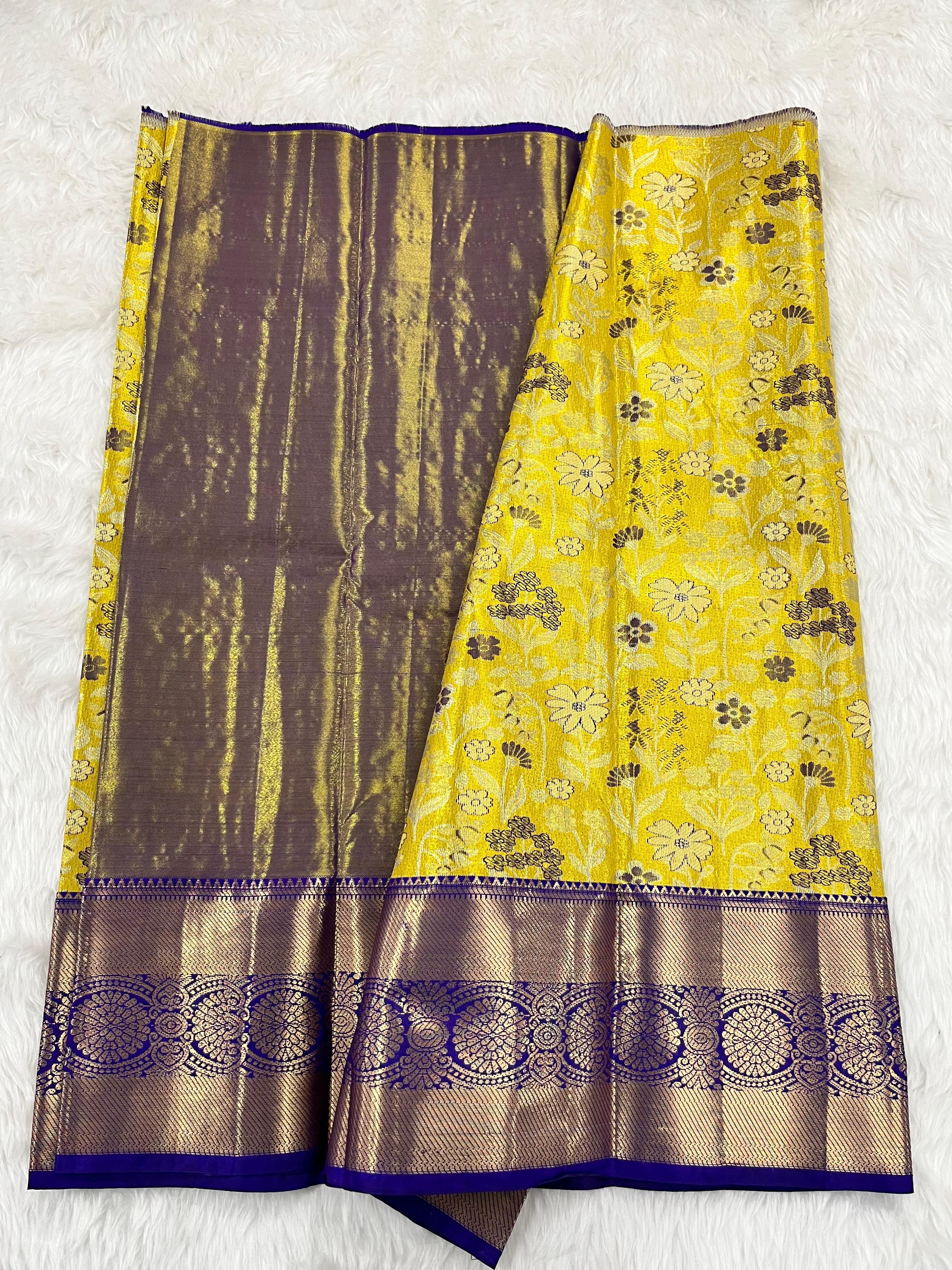 (2–5 Years) Lehenga -  Unstitched (Blouse + Material)