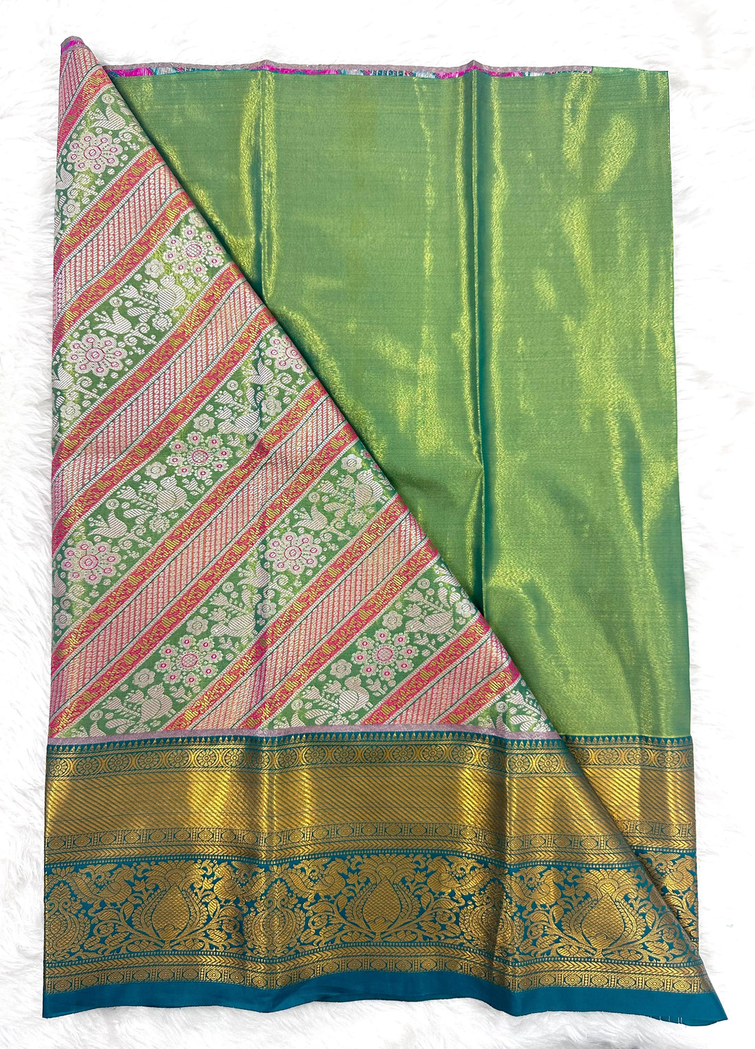 (2–5 Years) Lehenga -  Unstitched (Blouse + Material)