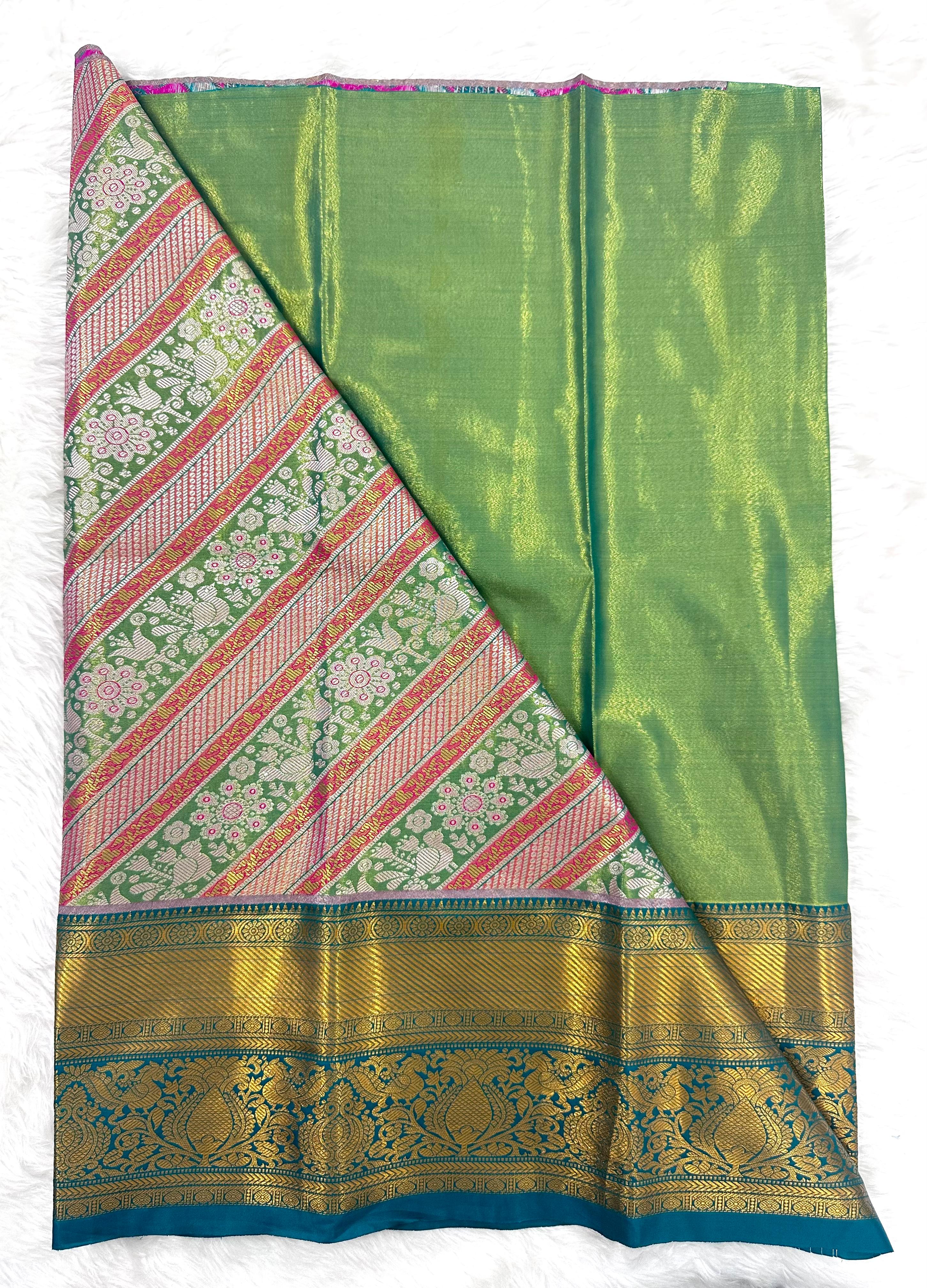 (2–5 Years) Lehenga -  Unstitched (Blouse + Material)