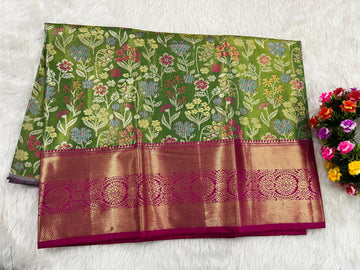 (2–5 Years) Lehenga -  Unstitched (Blouse + Material)