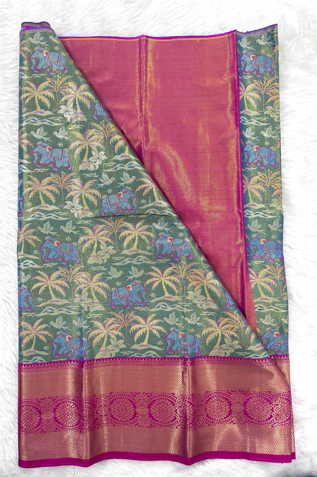 (2–5 Years) Lehenga -  Unstitched (Blouse + Material)