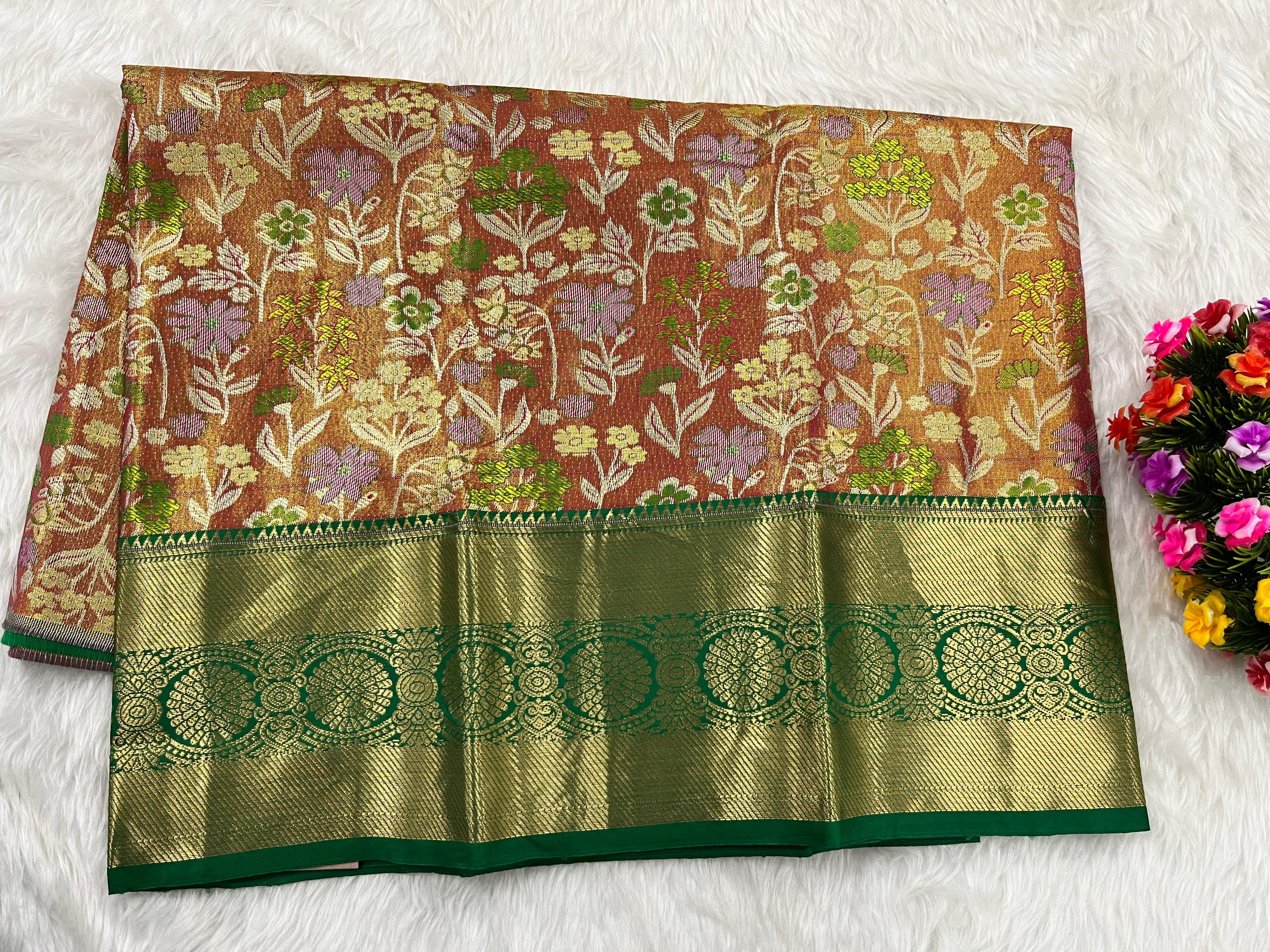 (2–5 Years) Lehenga -  Unstitched (Blouse + Material)