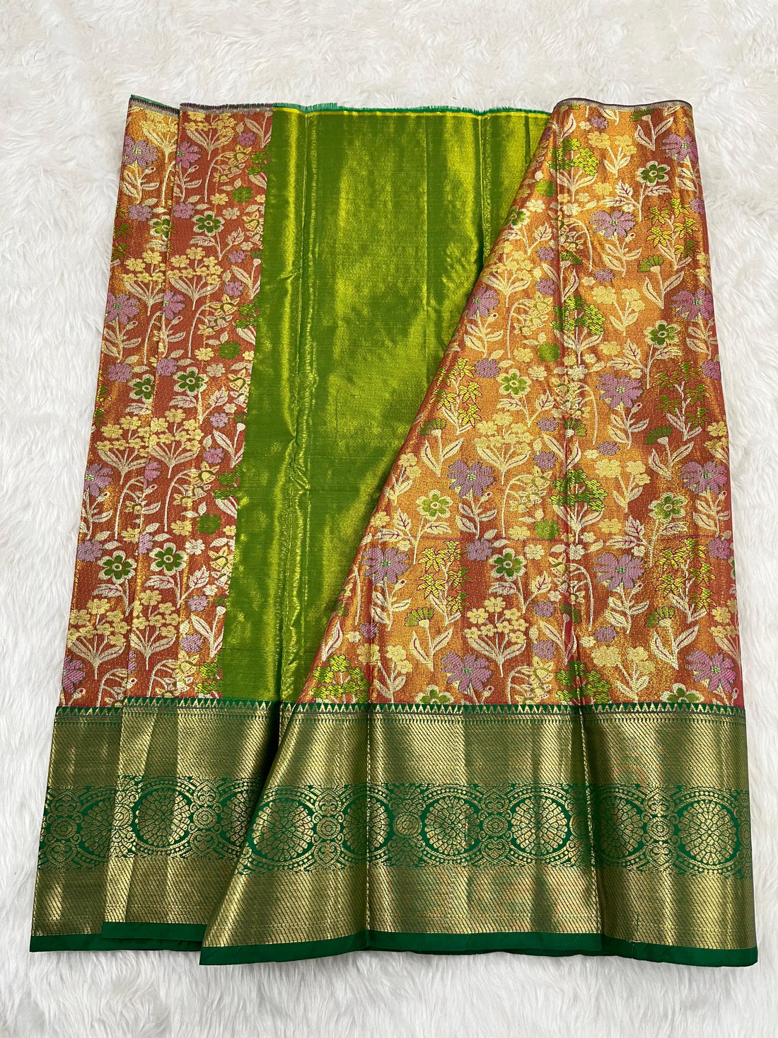 (2–5 Years) Lehenga -  Unstitched (Blouse + Material)