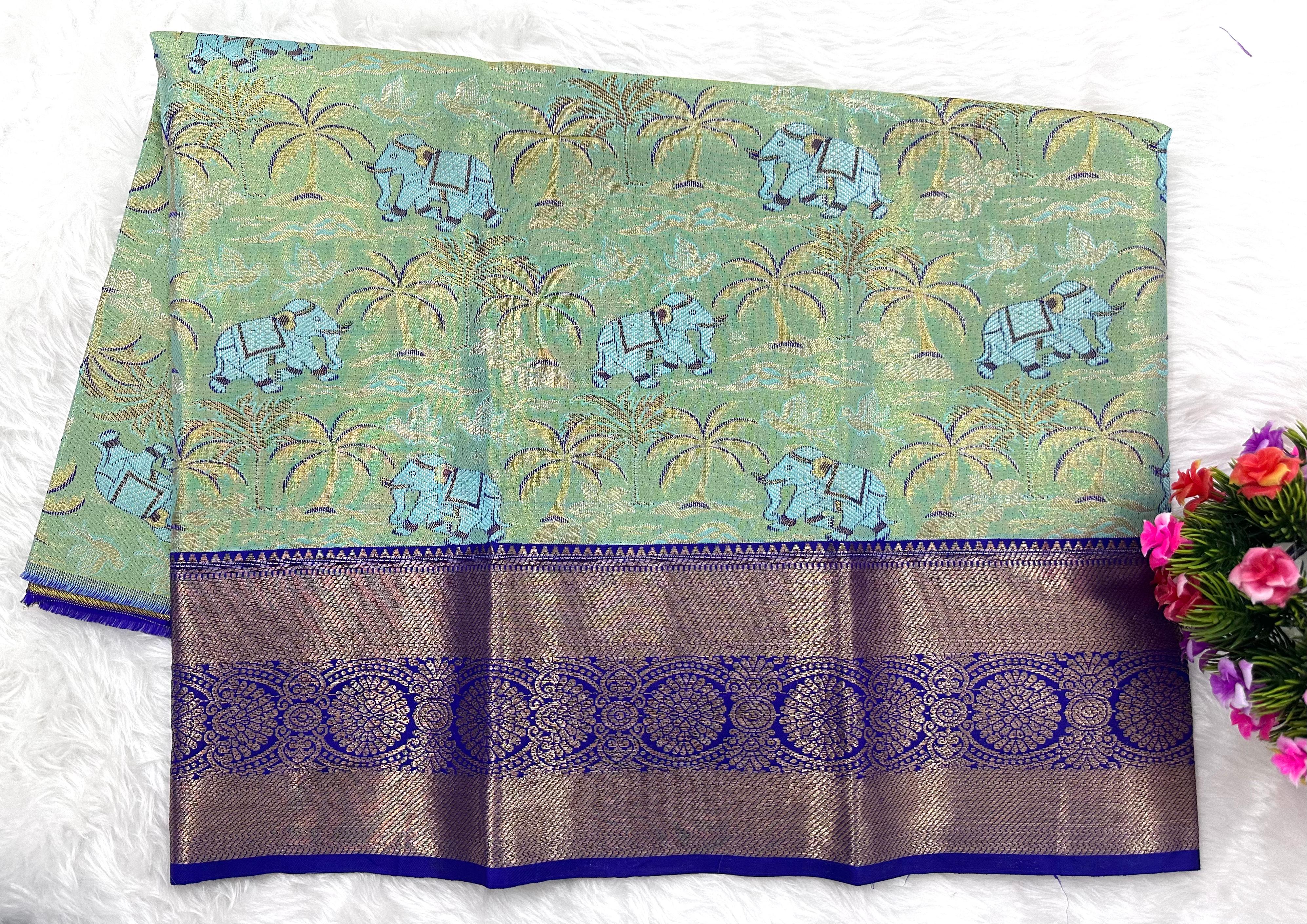 (2–5 Years) Lehenga -  Unstitched (Blouse + Material)