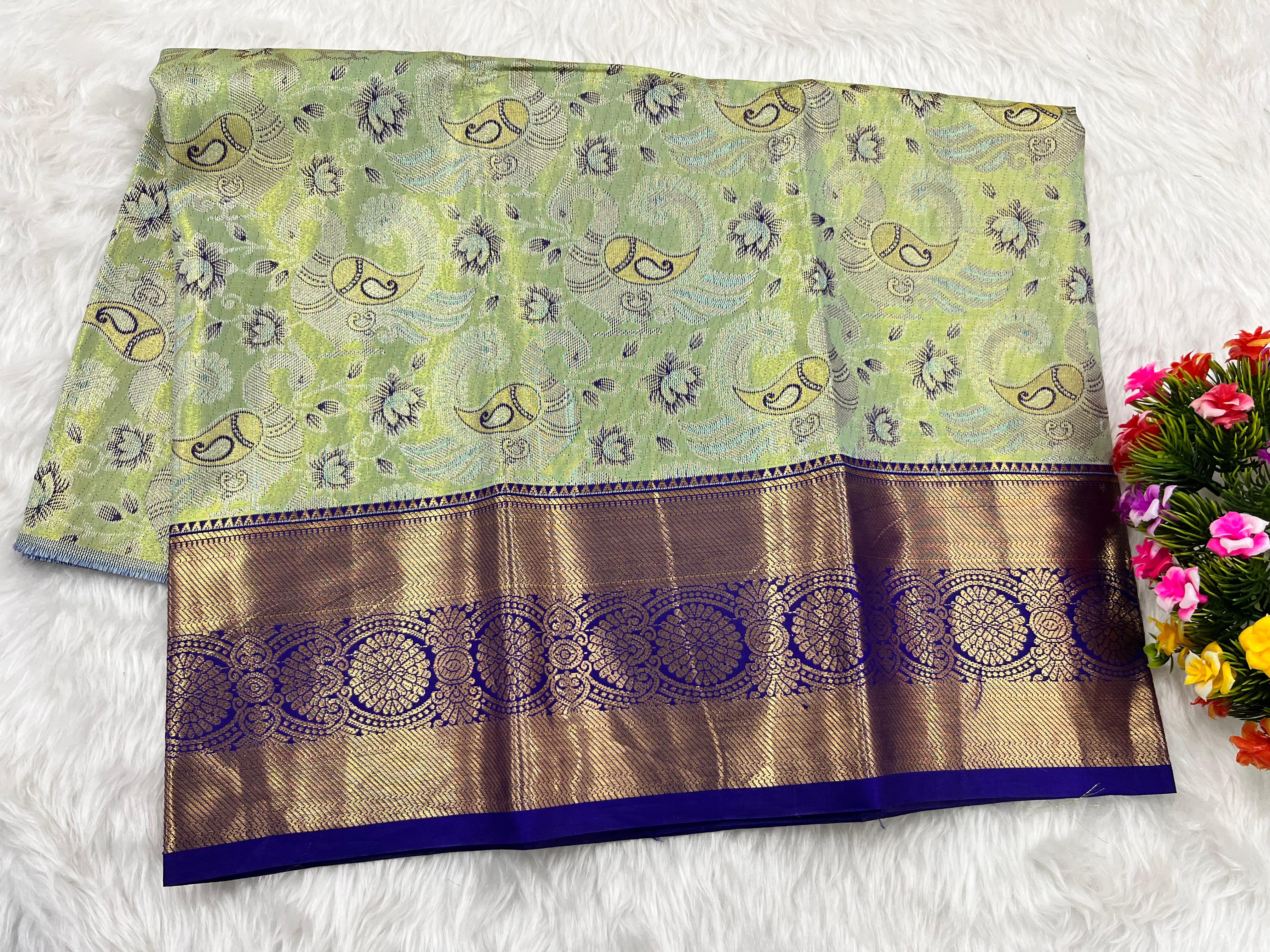 (2–5 Years) Lehenga -  Unstitched (Blouse + Material)