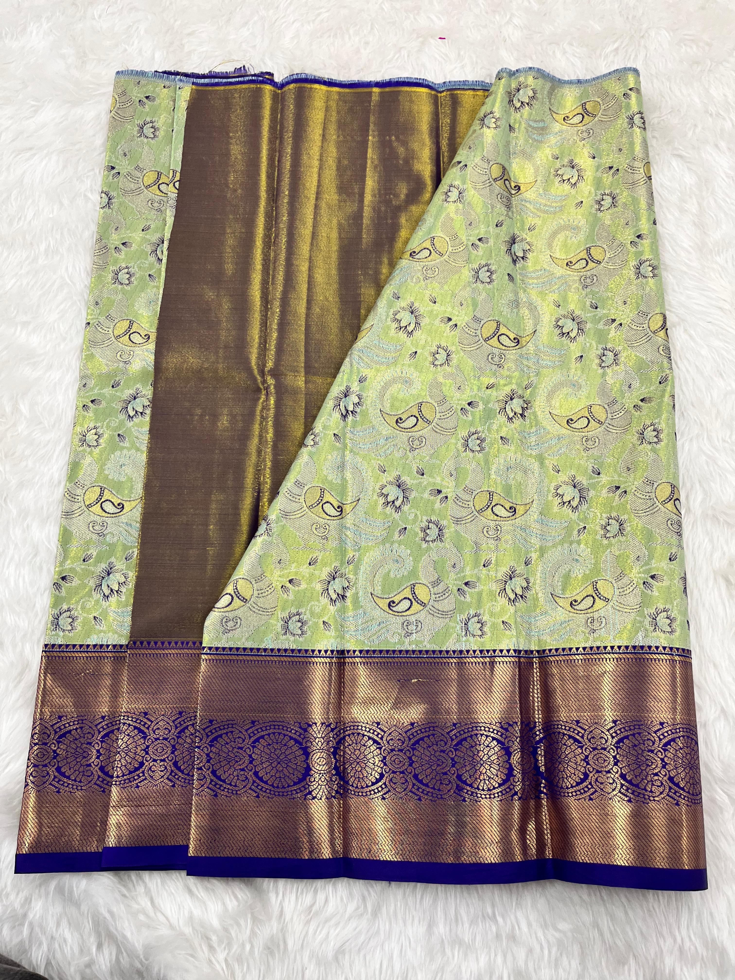 (2–5 Years) Lehenga -  Unstitched (Blouse + Material)