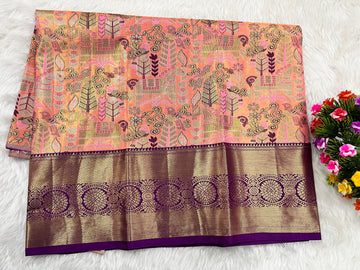 (2–5 Years) Lehenga -  Unstitched (Blouse + Material)