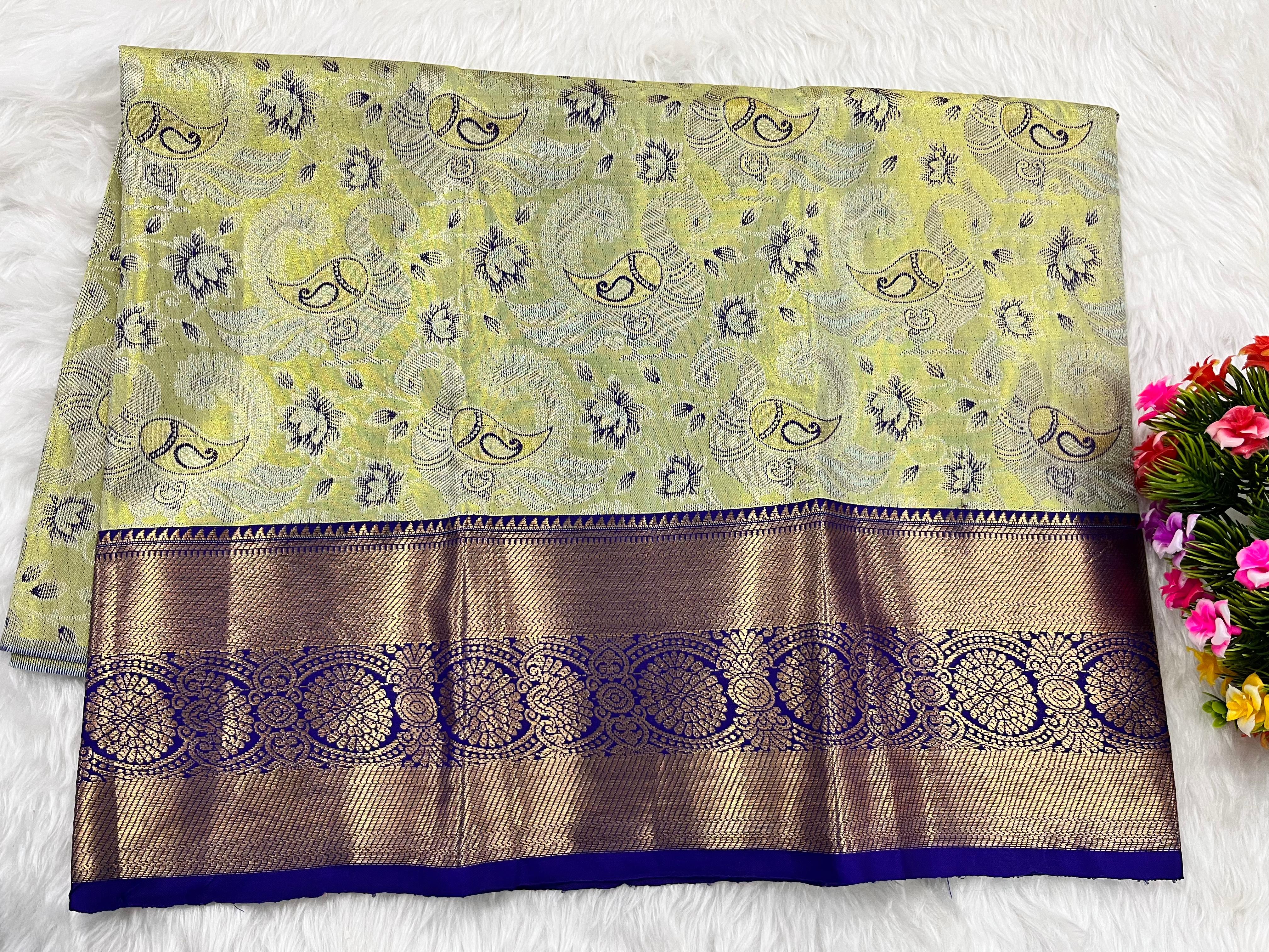(2–5 Years) Lehenga -  Unstitched (Blouse + Material)