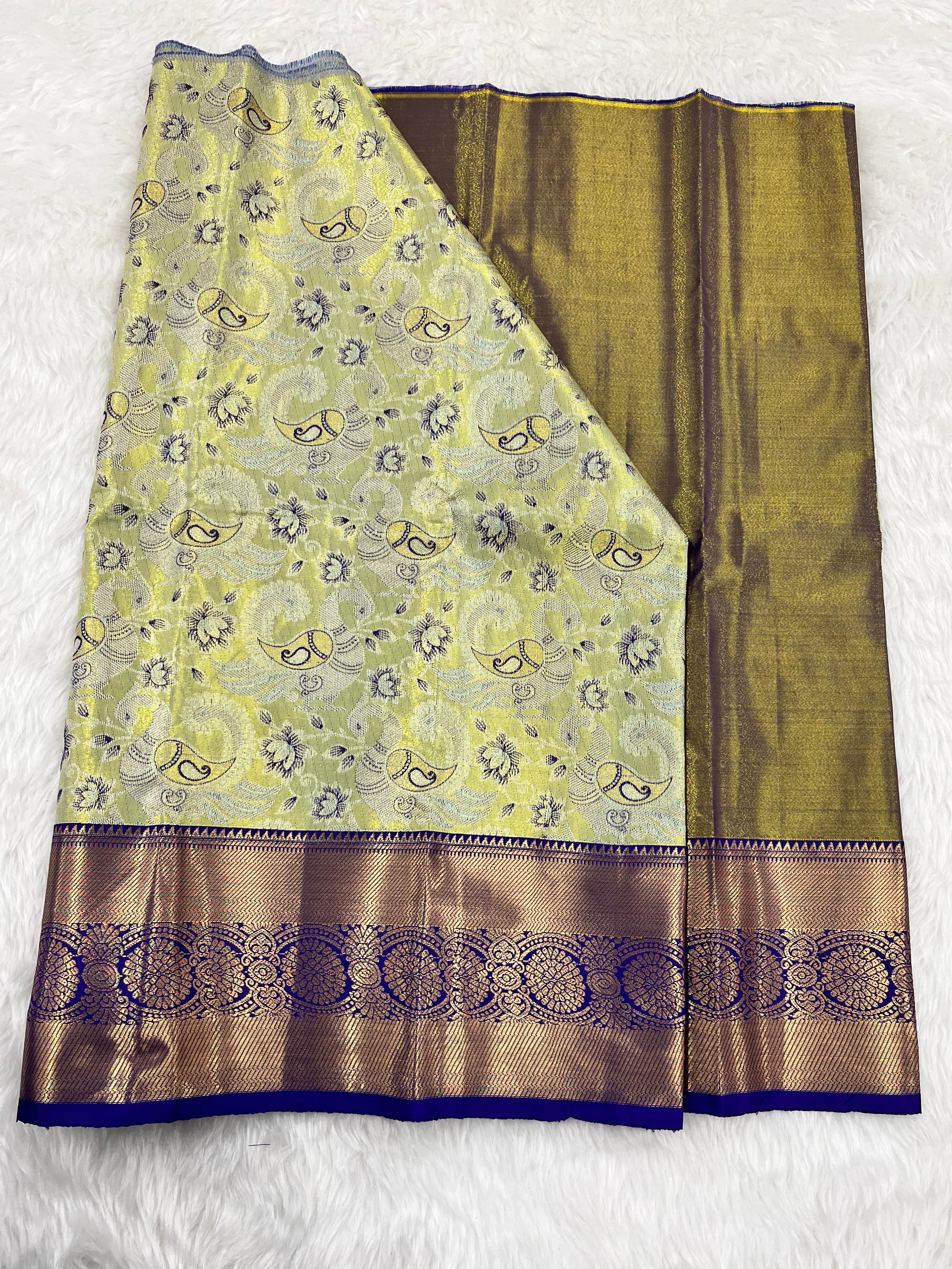 (2–5 Years) Lehenga -  Unstitched (Blouse + Material)