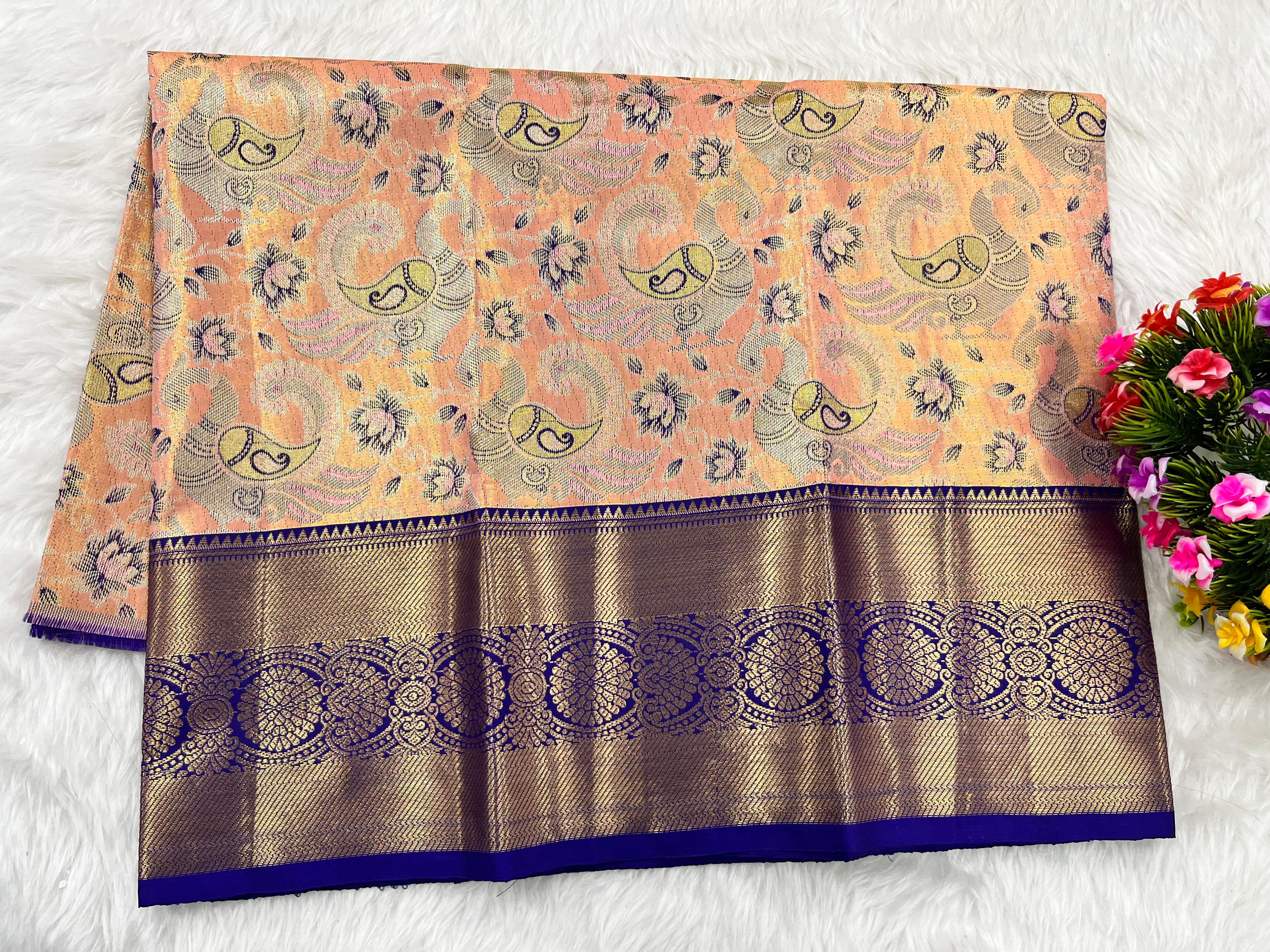 (2–5 Years) Lehenga -  Unstitched (Blouse + Material)