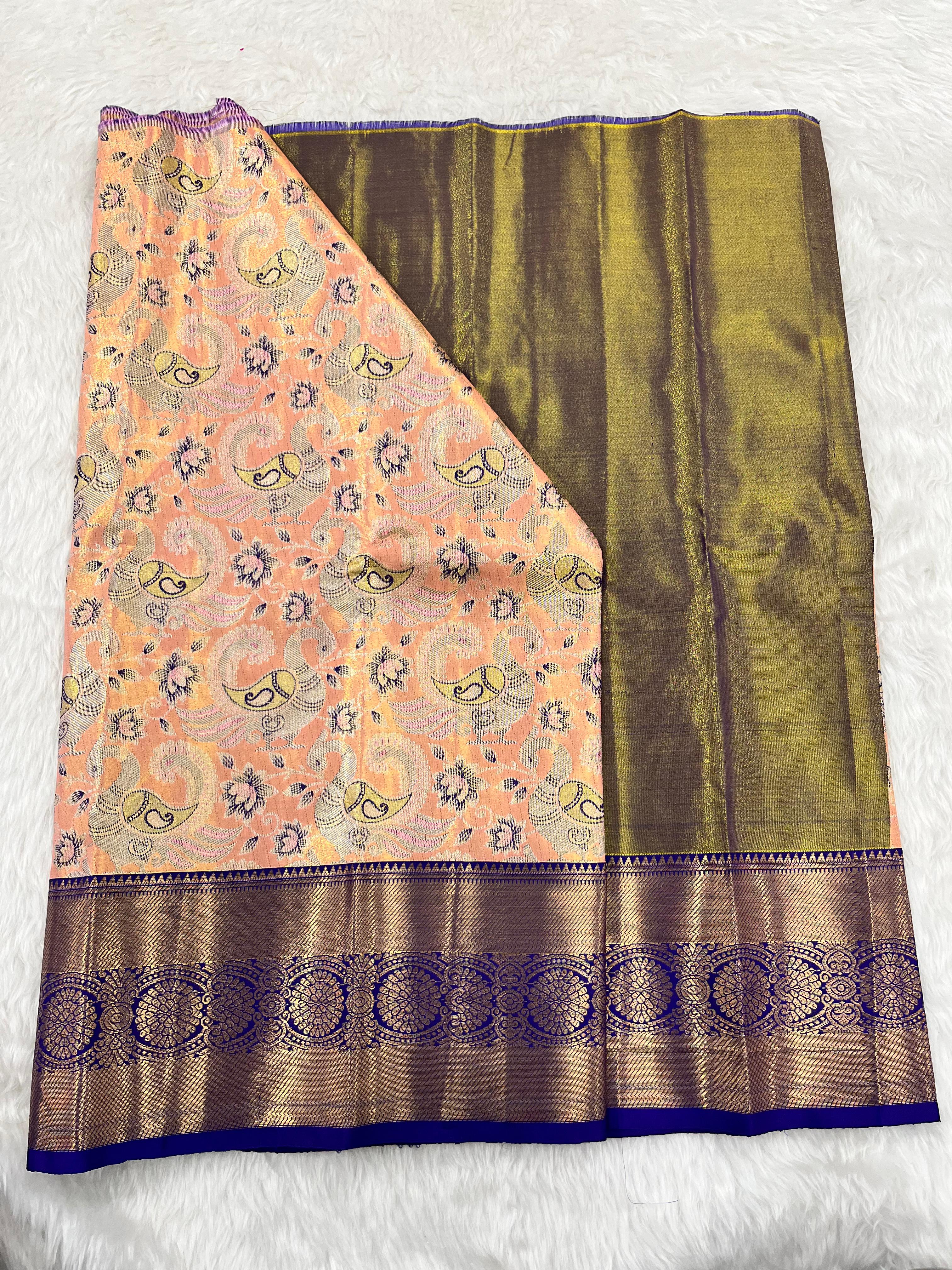 (2–5 Years) Lehenga -  Unstitched (Blouse + Material)