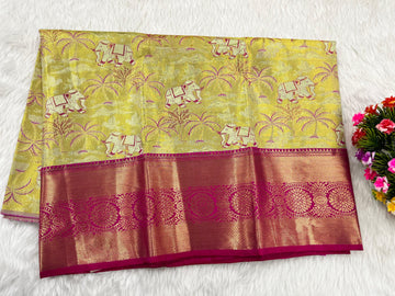 (2–5 Years) Lehenga -  Unstitched (Blouse + Material)