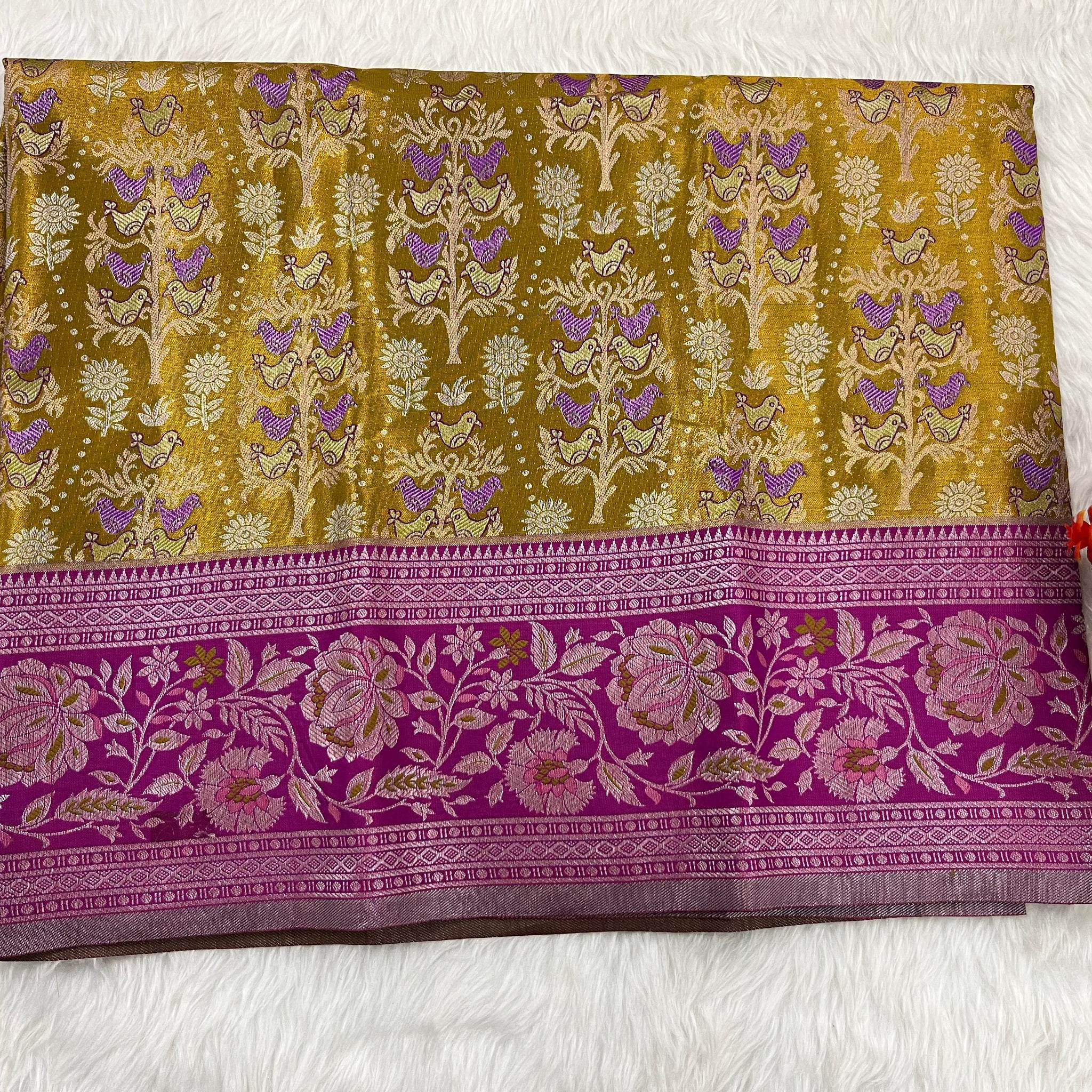 (2–5 Years) Lehenga -  Unstitched (Blouse + Material)