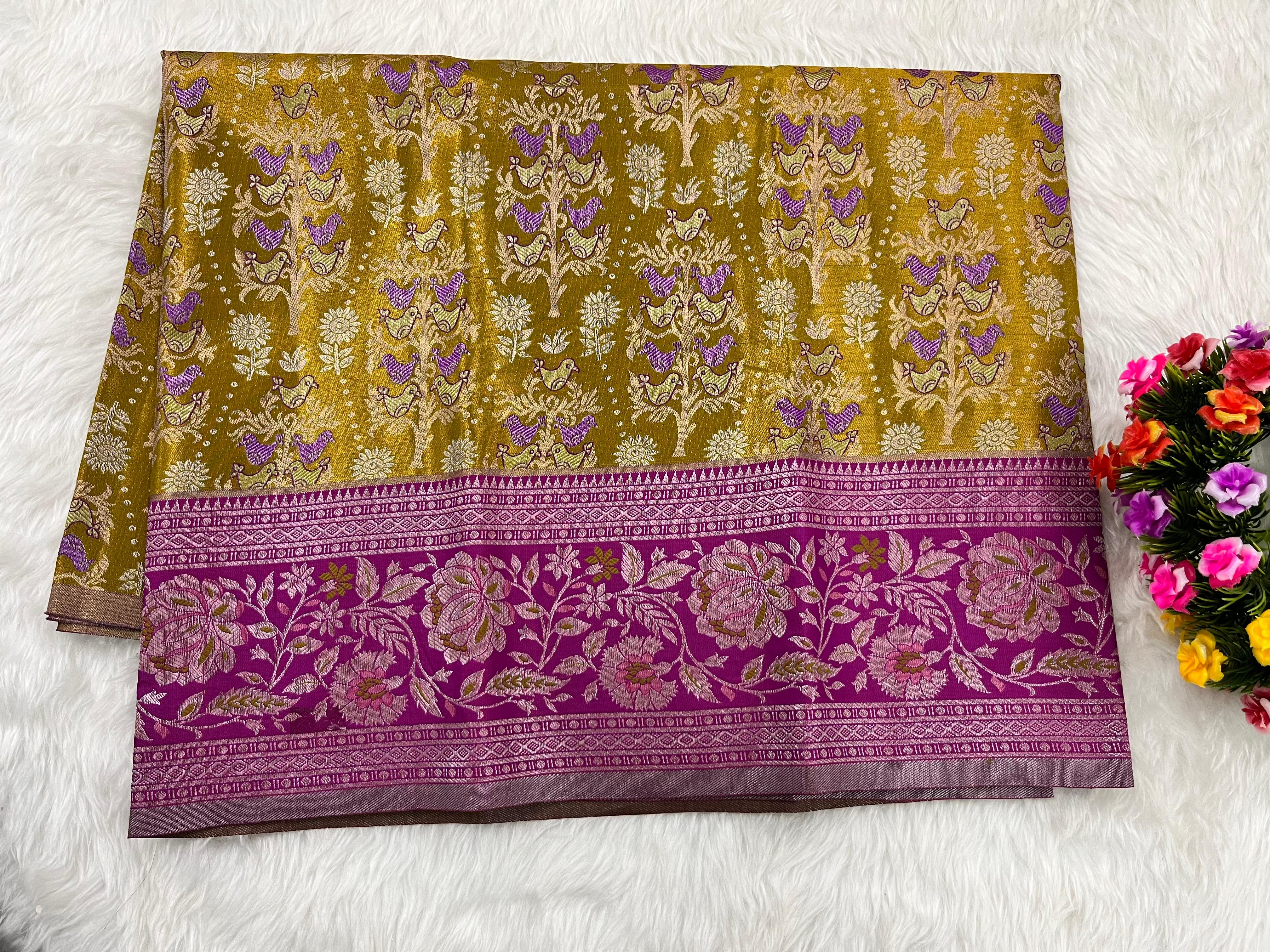 (2–5 Years) Lehenga -  Unstitched (Blouse + Material)