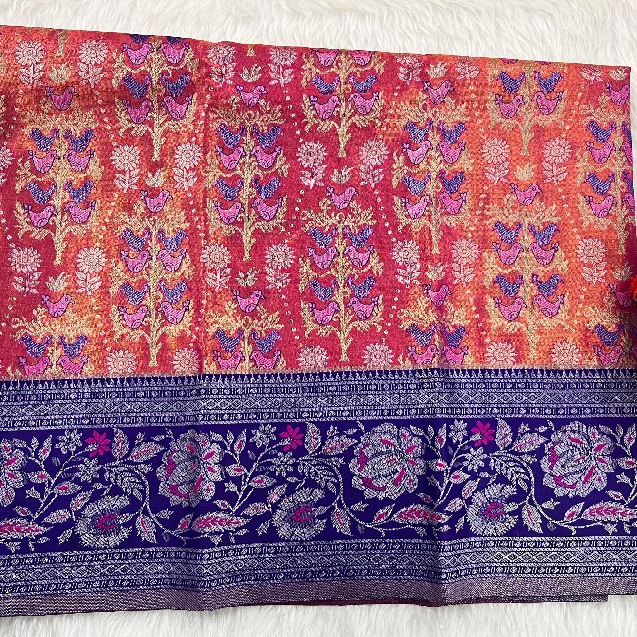 (2–5 Years) Lehenga -  Unstitched (Blouse + Material)