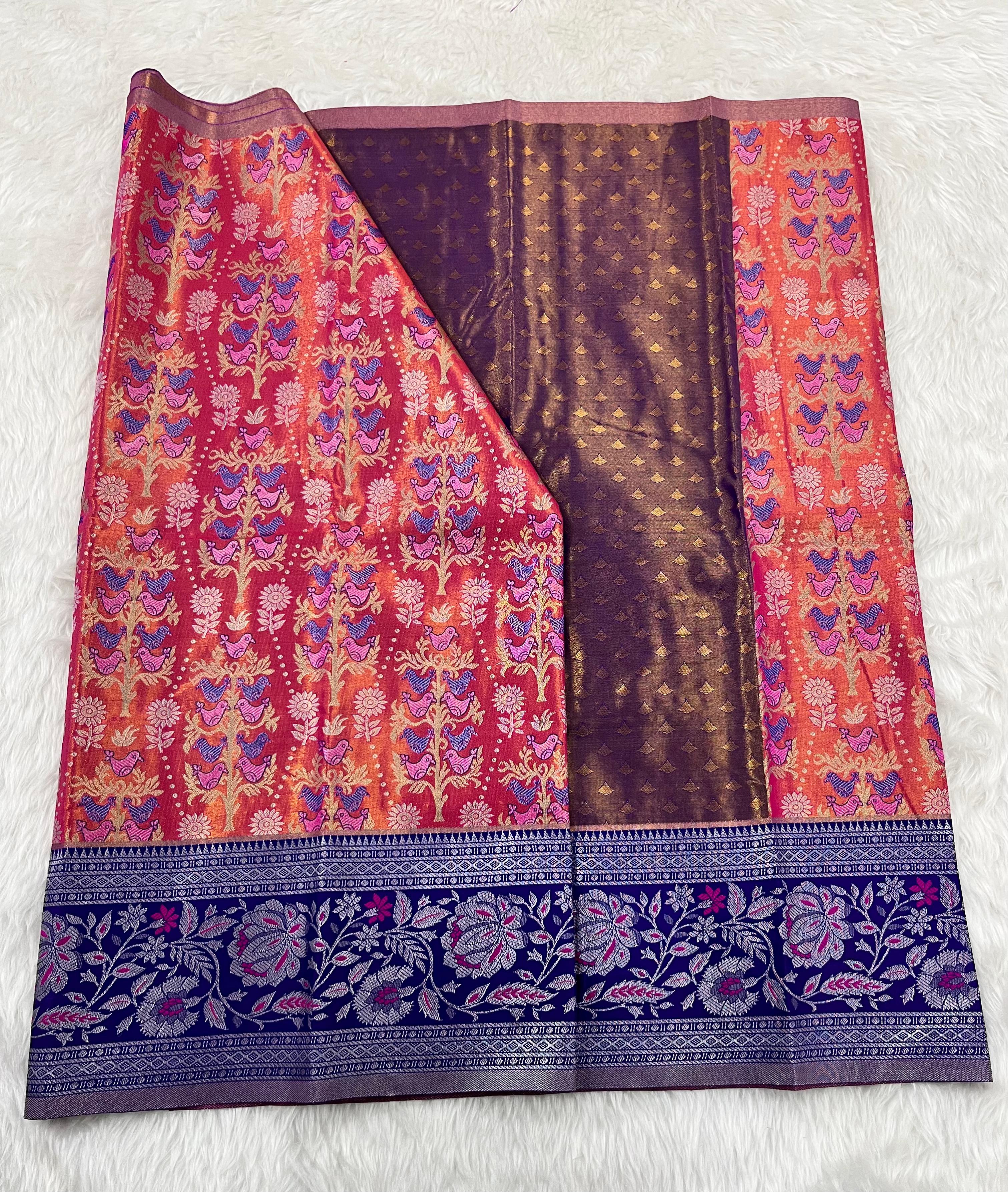 (2–5 Years) Lehenga -  Unstitched (Blouse + Material)