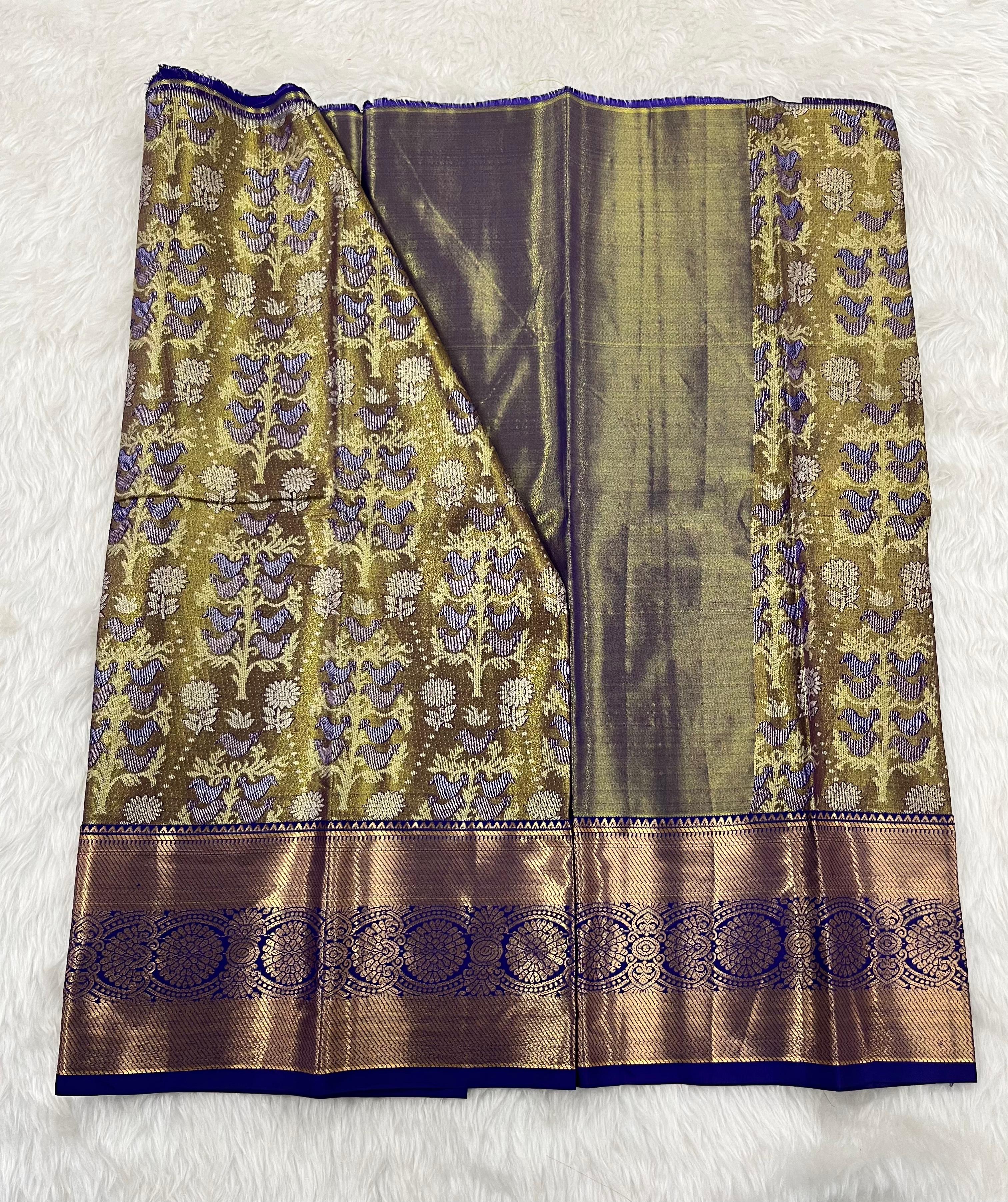 (2–5 Years) Lehenga -  Unstitched (Blouse + Material)
