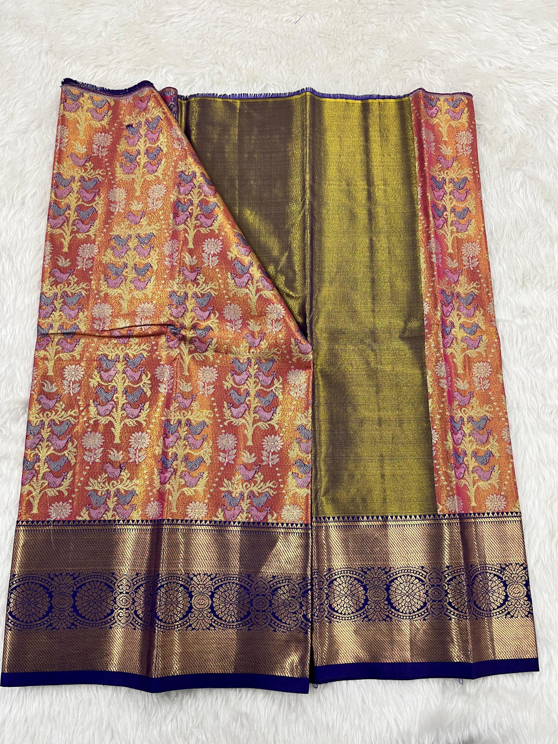 (2–5 Years) Lehenga -  Unstitched (Blouse + Material)